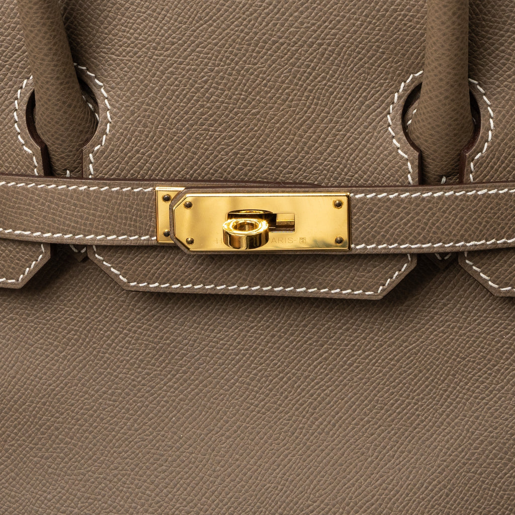 HERMES BIRKIN 30 EPSOM ETOUPE GHW