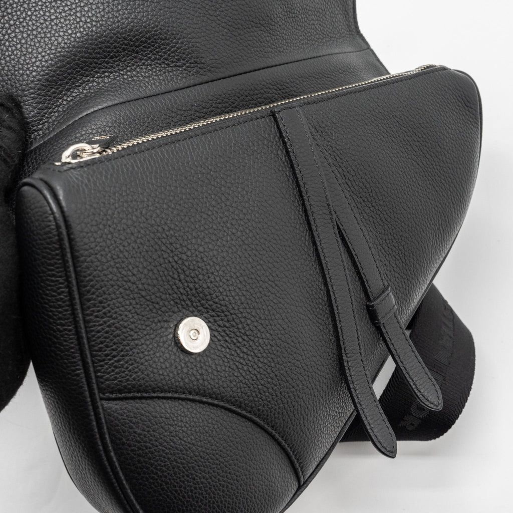 HOMME SADDLE BAG CALFSKIN BLACK SHW
