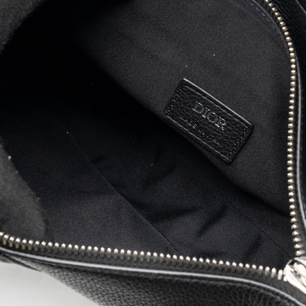 HOMME SADDLE BAG CALFSKIN BLACK SHW
