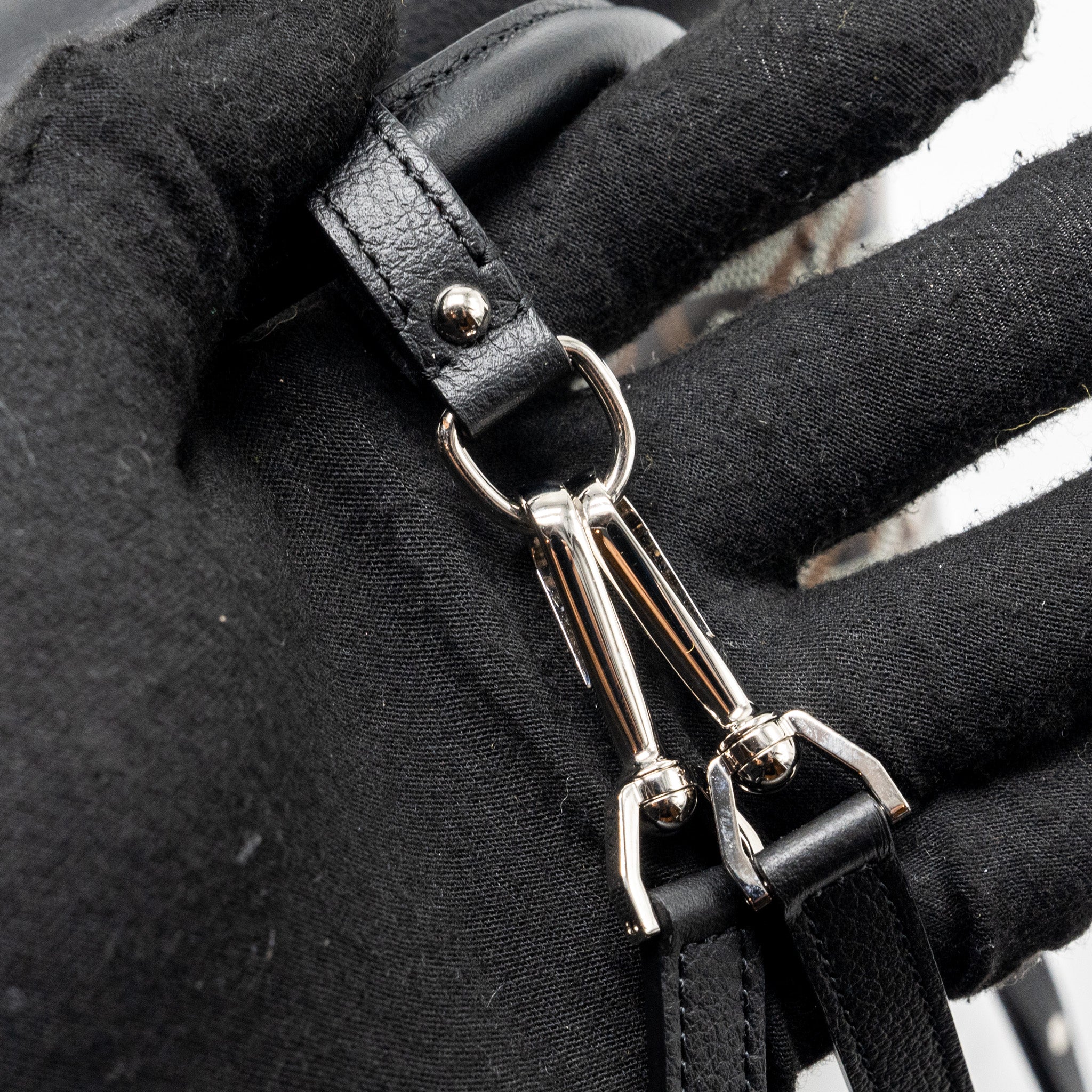 MINI ALPIN BACKPACK GOYRADLINE CANVAS / LEATHER BLACK SHW