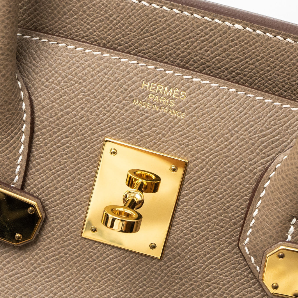 HERMES BIRKIN 30 EPSOM ETOUPE GHW