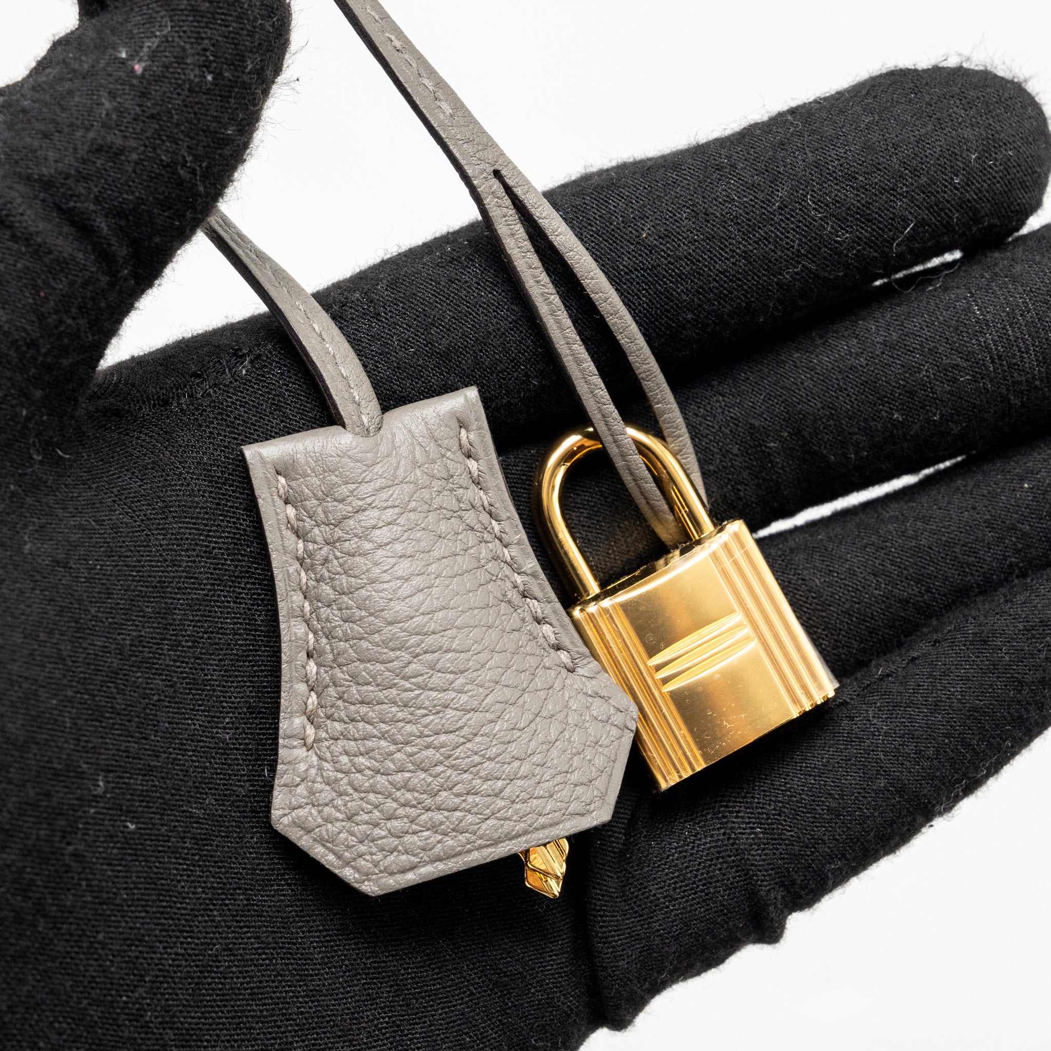 HERMES BIRKIN 25 TOGO GRIS MEYER GHW
