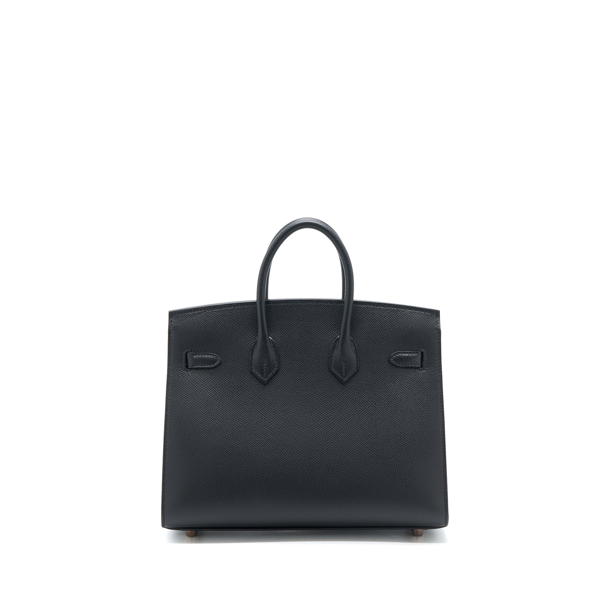 HERMES BIRKIN 25 EPSOM BLACK RGHW