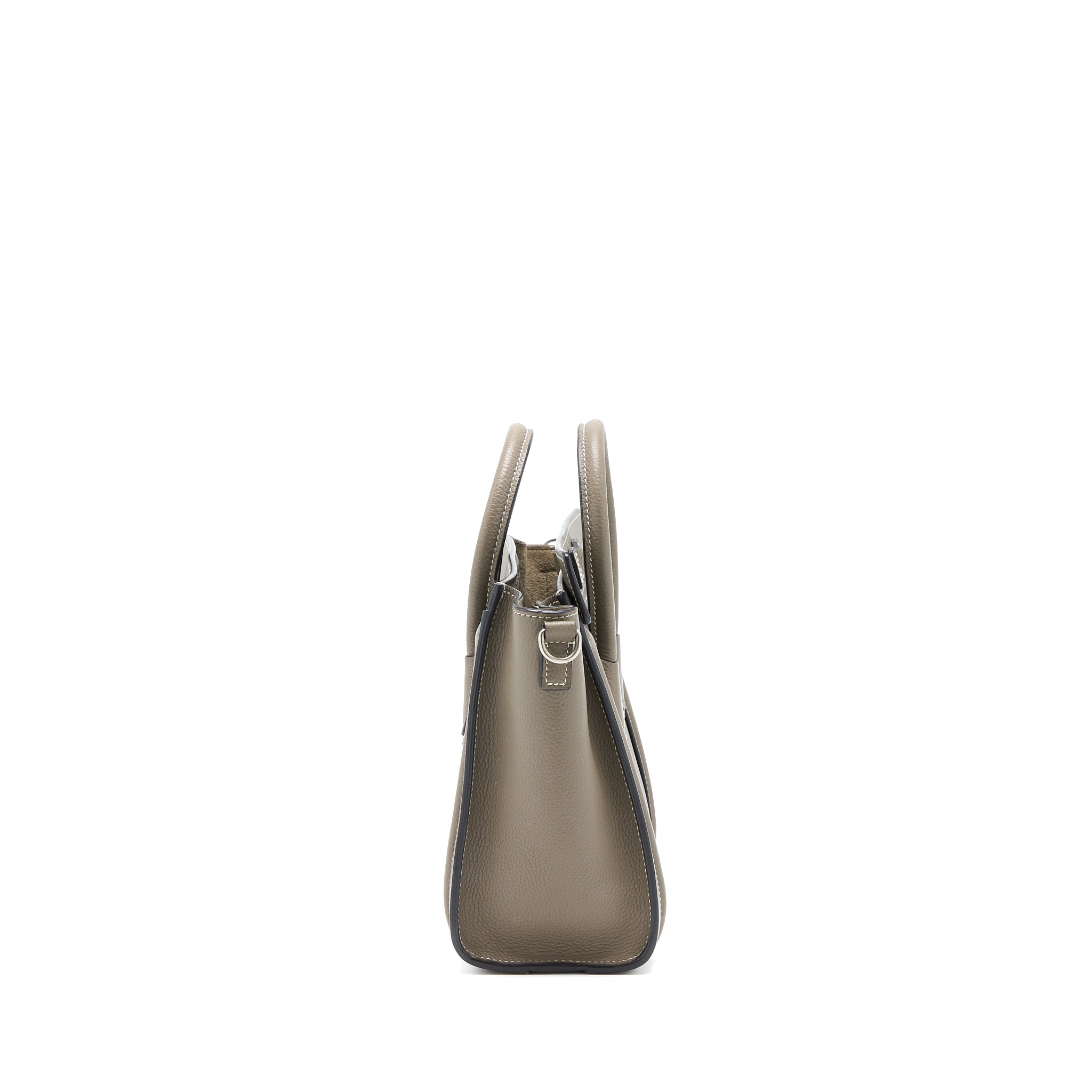 NANO LUGGAGE BAG CALFSKIN GREY SHW