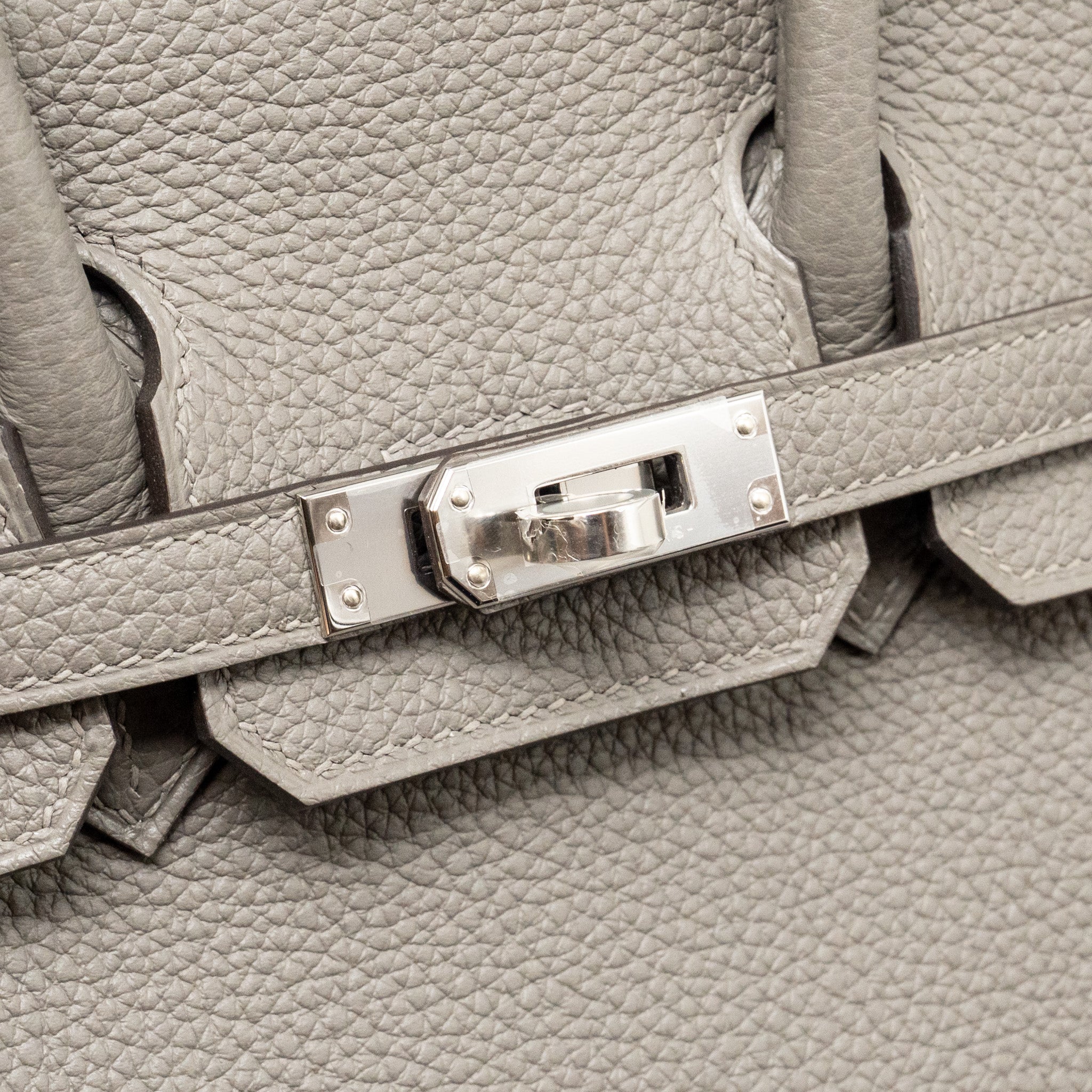 HERMES BIRKIN 25 TOGO GRIS MEYER SHW