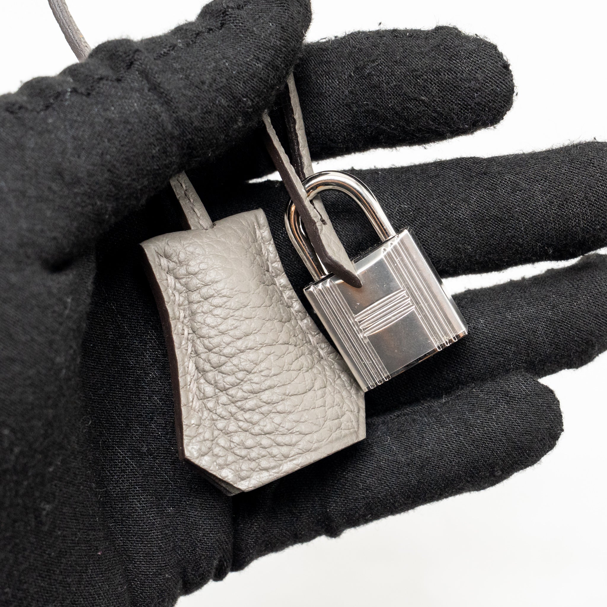 HERMES BIRKIN 25 TOGO GRIS MEYER SHW