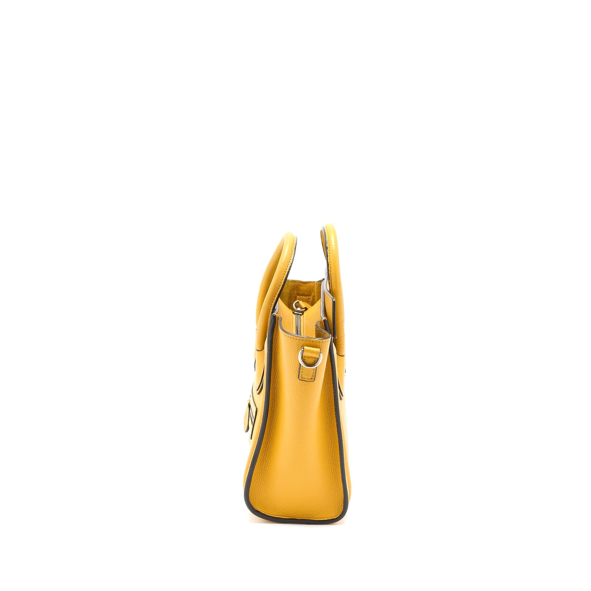 NANO LUGGAGE BAG CALFSKIN YELLOW SHW