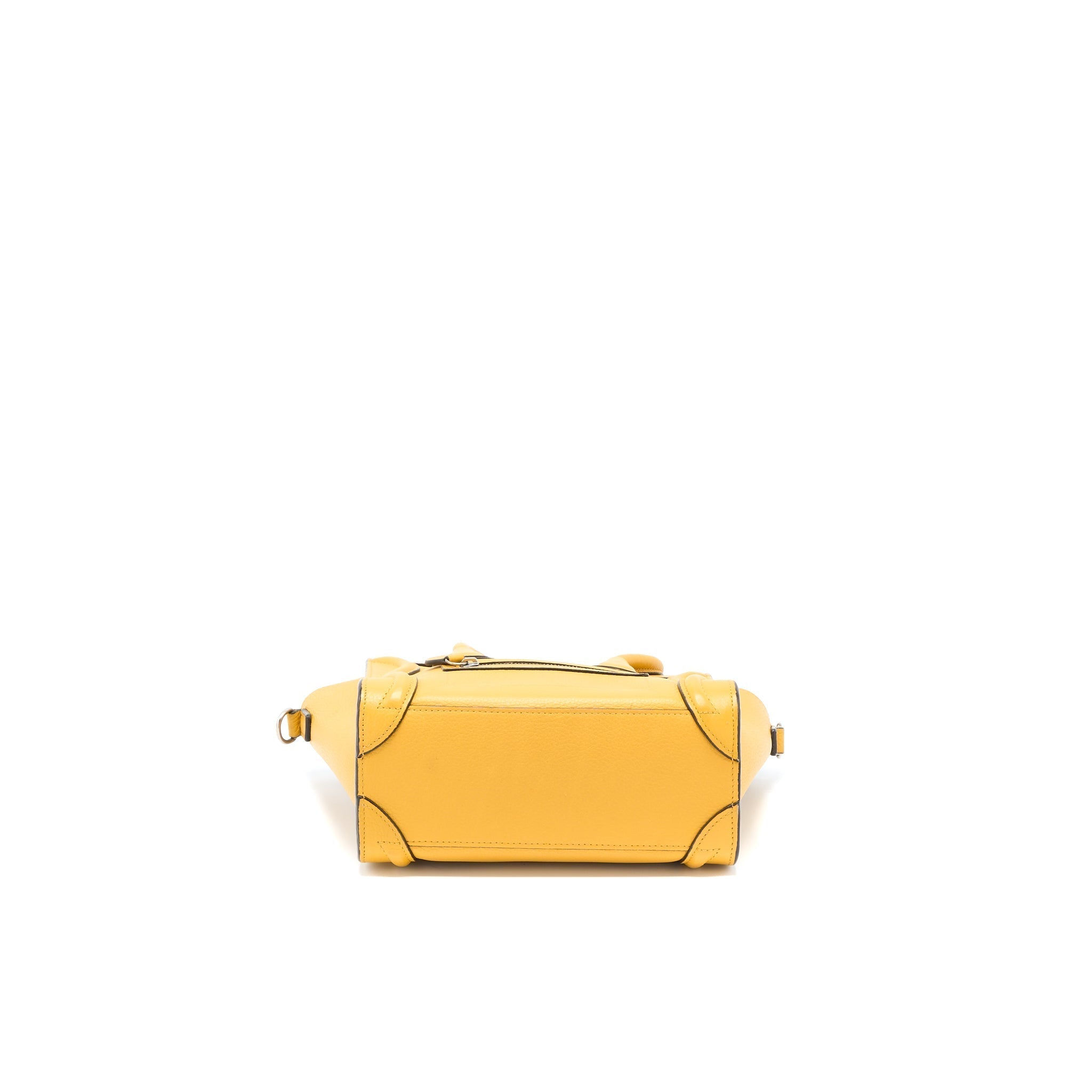 NANO LUGGAGE BAG CALFSKIN YELLOW SHW