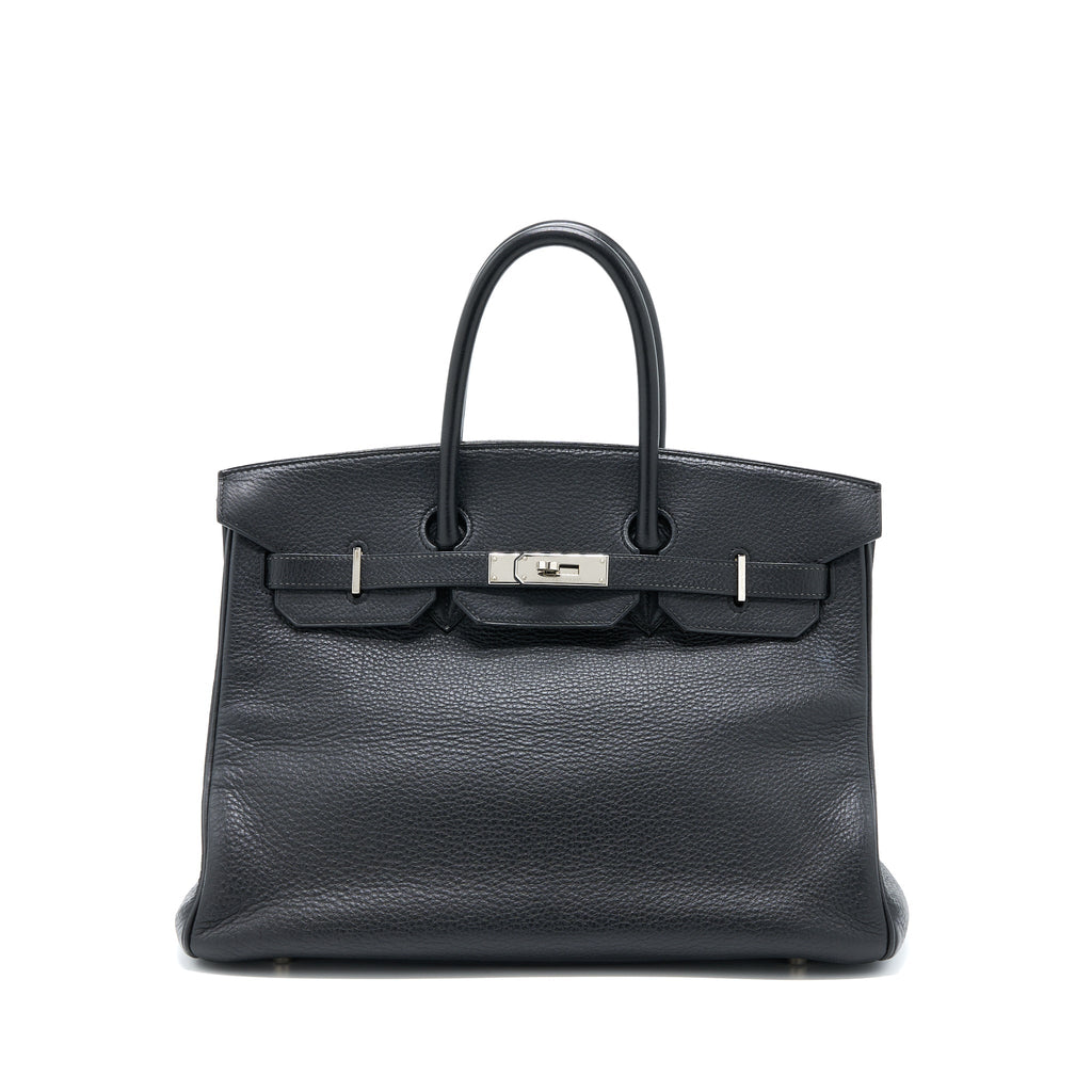HERMES BIRKIN 35 CALFSKIN BLACK SHW
