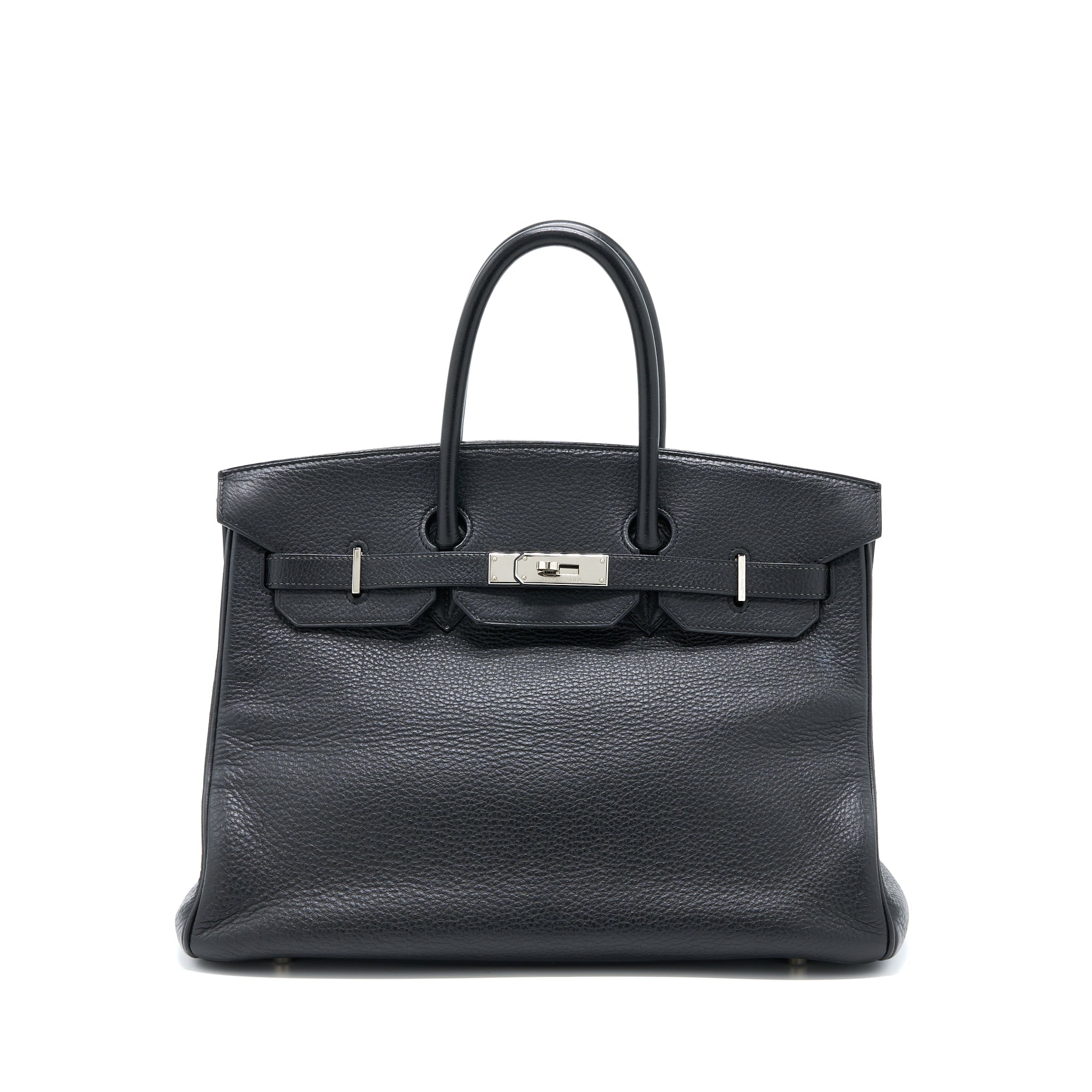HERMES BIRKIN 35 CALFSKIN BLACK SHW