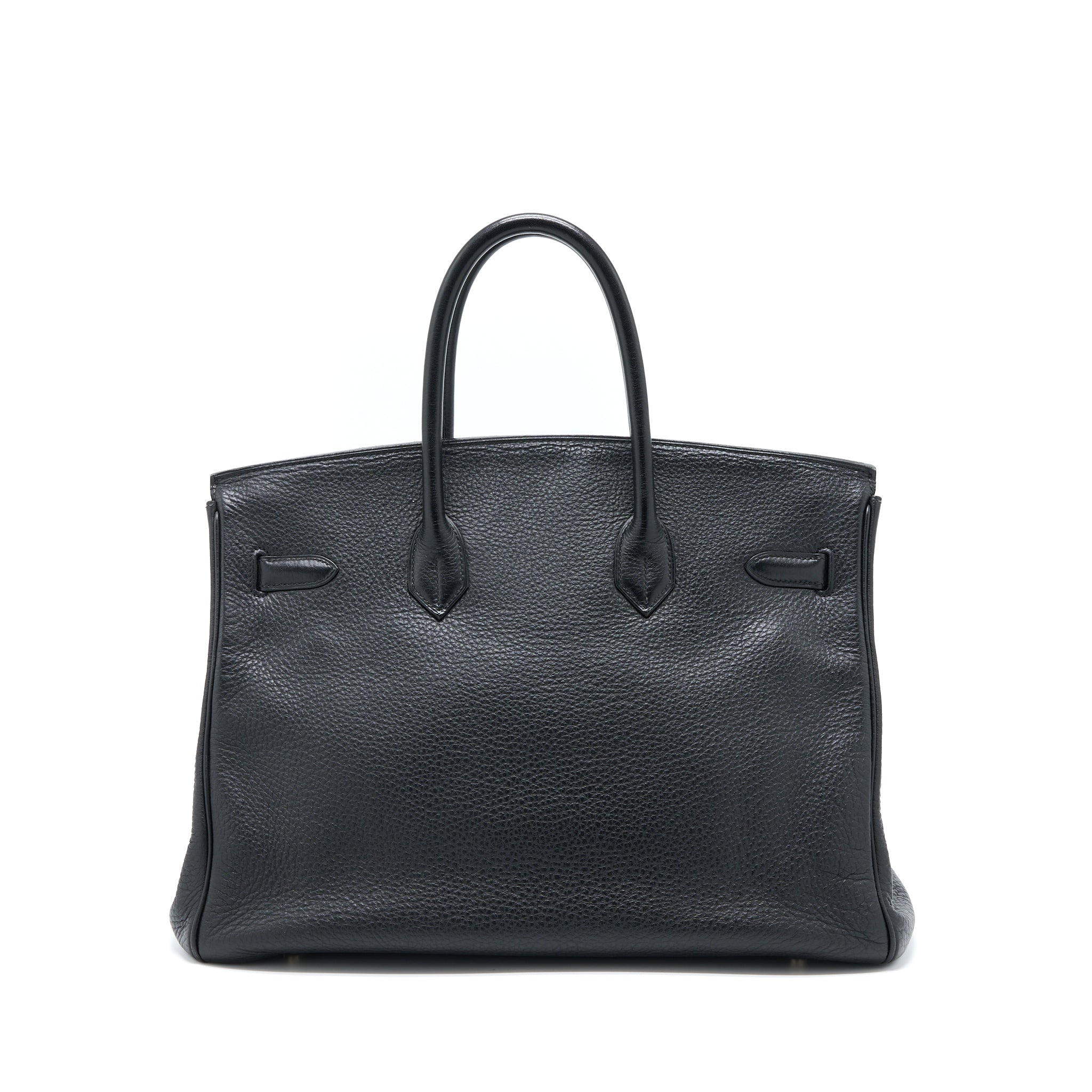 HERMES BIRKIN 35 CALFSKIN BLACK SHW