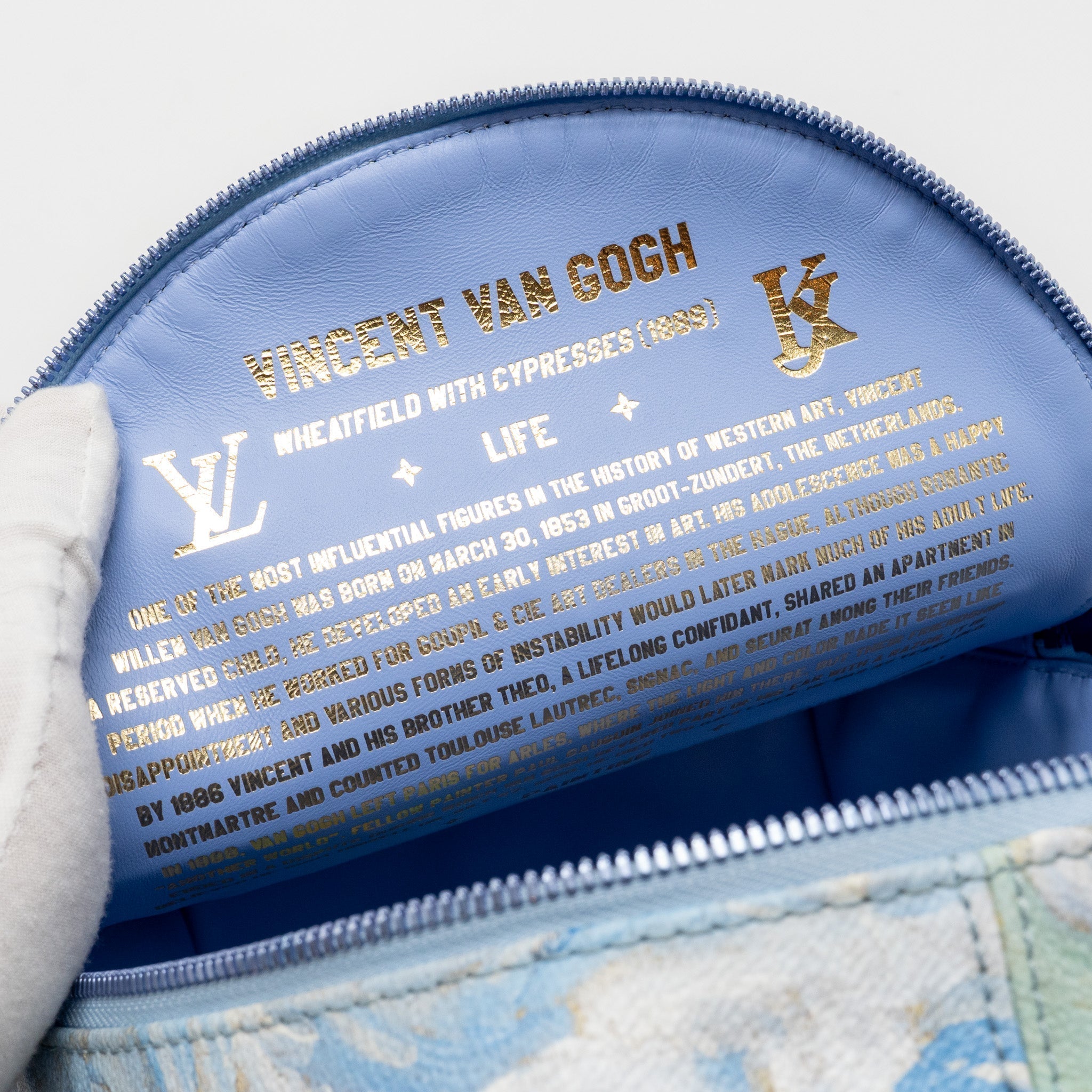 JEFF KOONS VAN GOGH PALM SPRINGS BACKPACK MONOGRAM MULTICOLOUR GHW