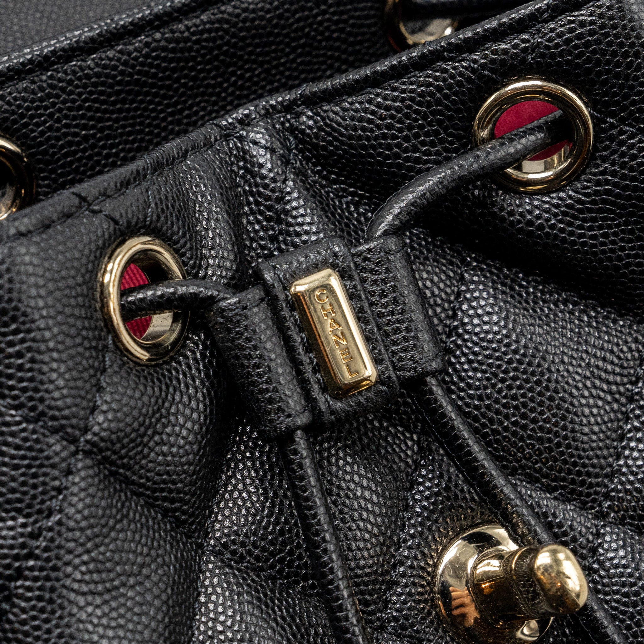 23S MINI BACKPACK CAVIAR BLACK LGHW (MICROCHIP)