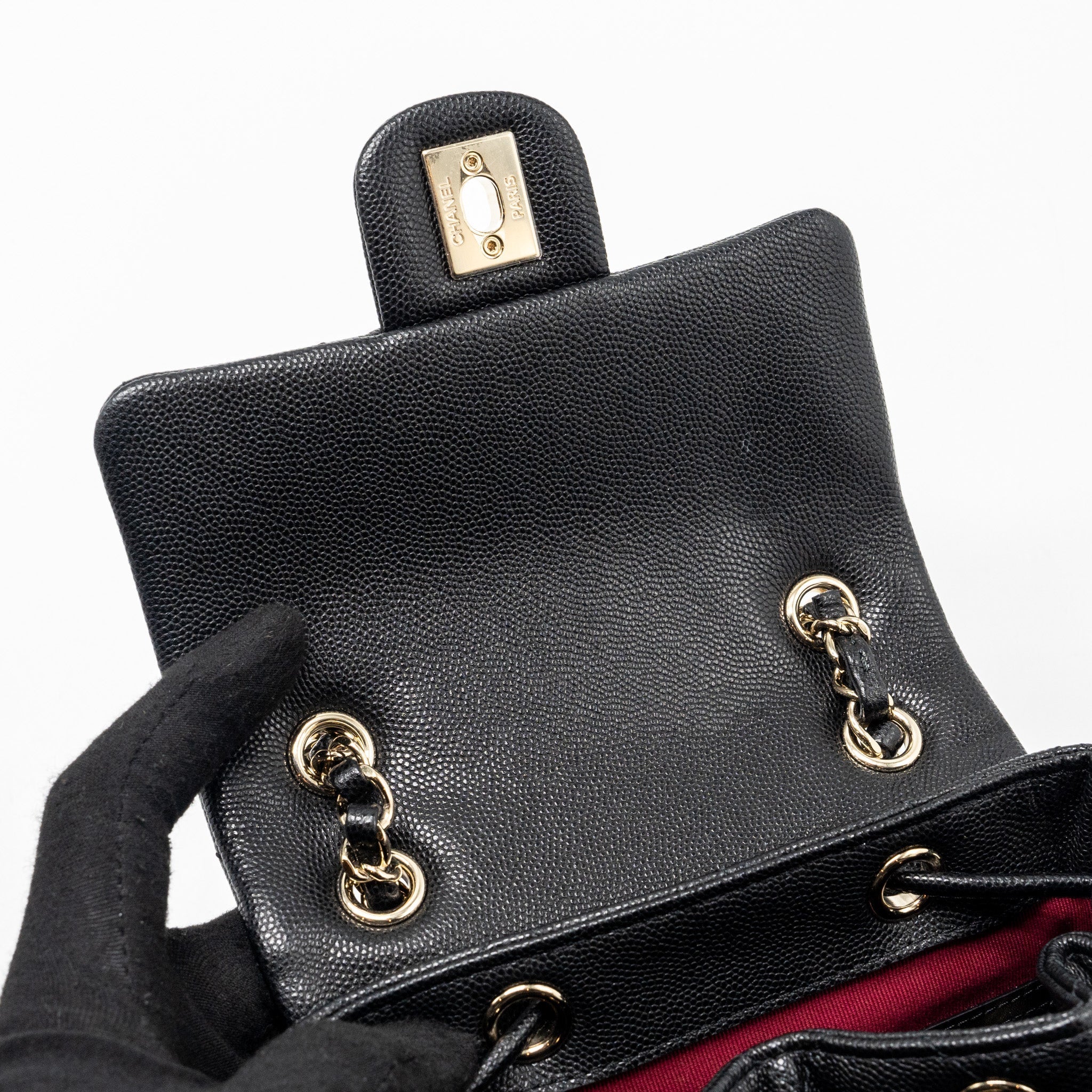23S MINI BACKPACK CAVIAR BLACK LGHW (MICROCHIP)