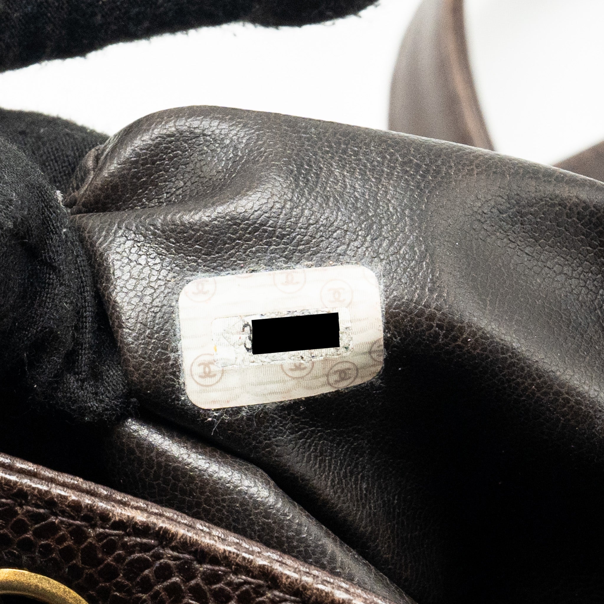 VINTAGE FLAP BACKPACK CAVIAR BROWN GHW