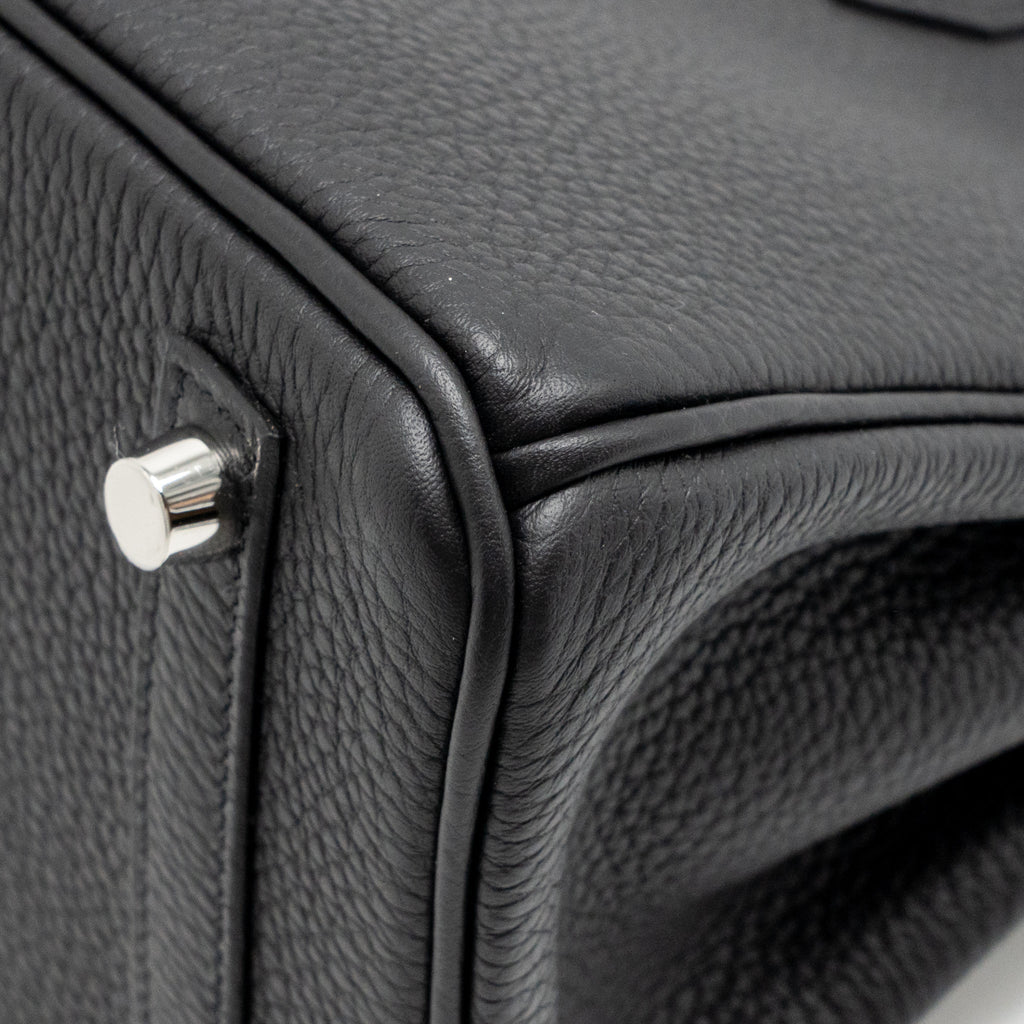 HERMES BIRKIN 25 TOGO BLACK SHW