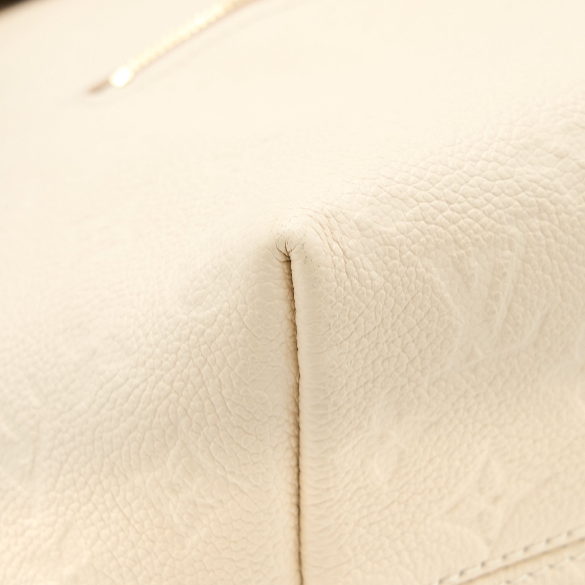 MONTSOURIS BACKPACK MONOGRAM EMPREINTE CREAM GHW