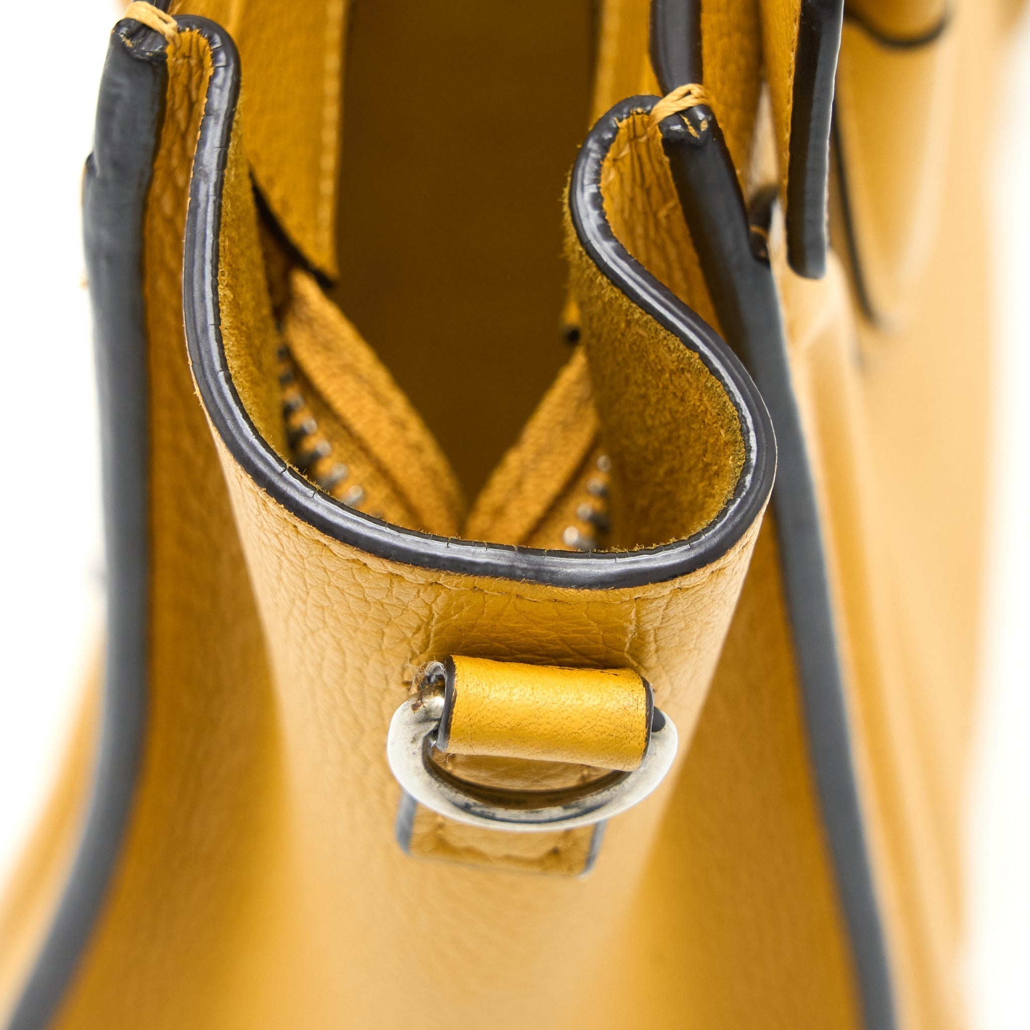 NANO LUGGAGE BAG CALFSKIN YELLOW SHW