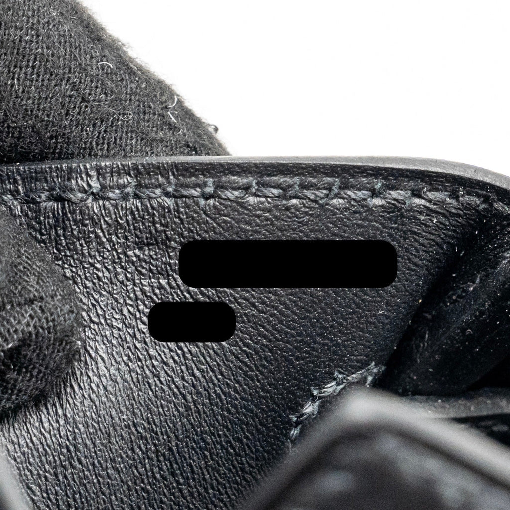 HERMES BIRKIN SHADOW 25 SWIFT BLACK SHW