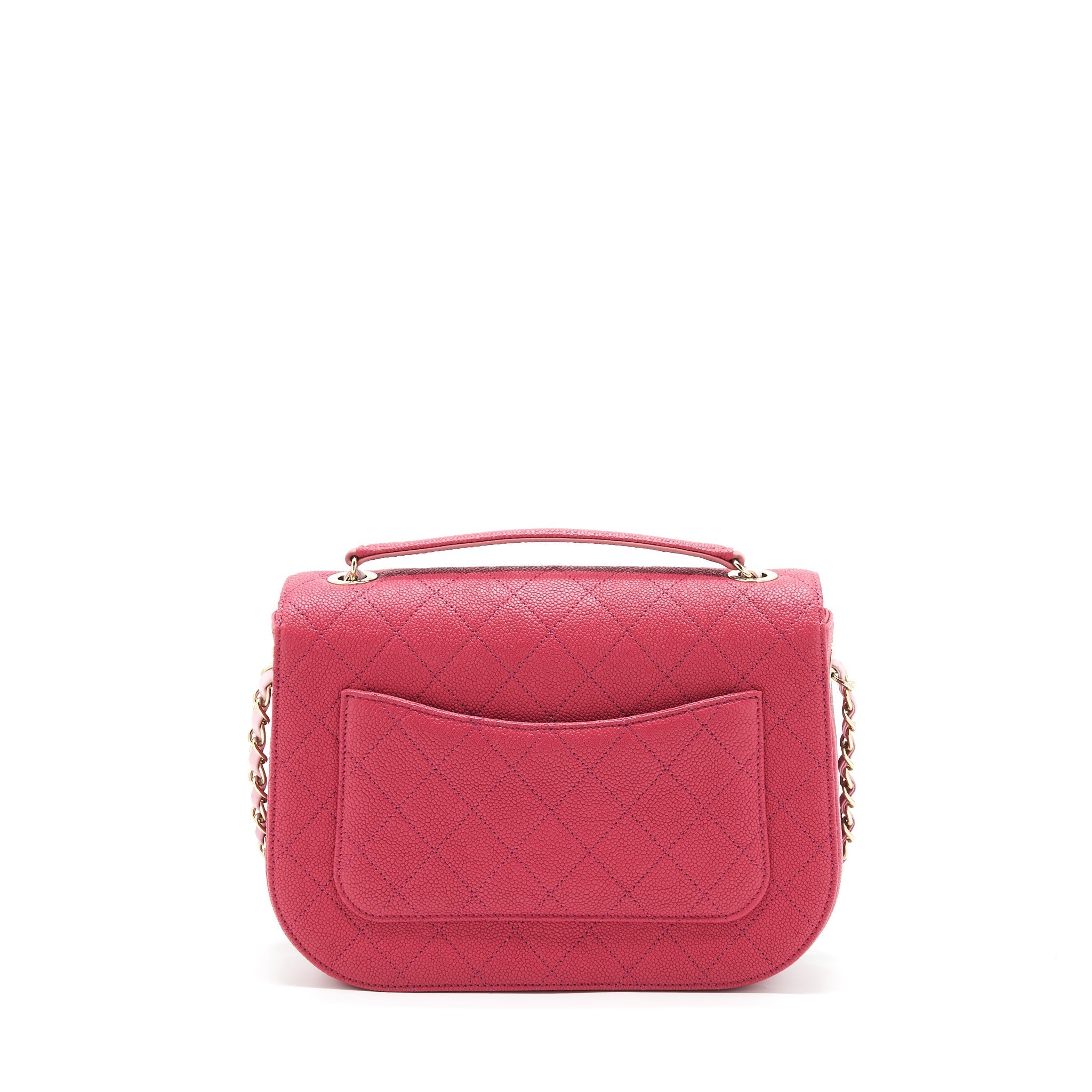 SEASONAL MESSENGER CROSSBODY BAG CAVIAR PINK LGHW