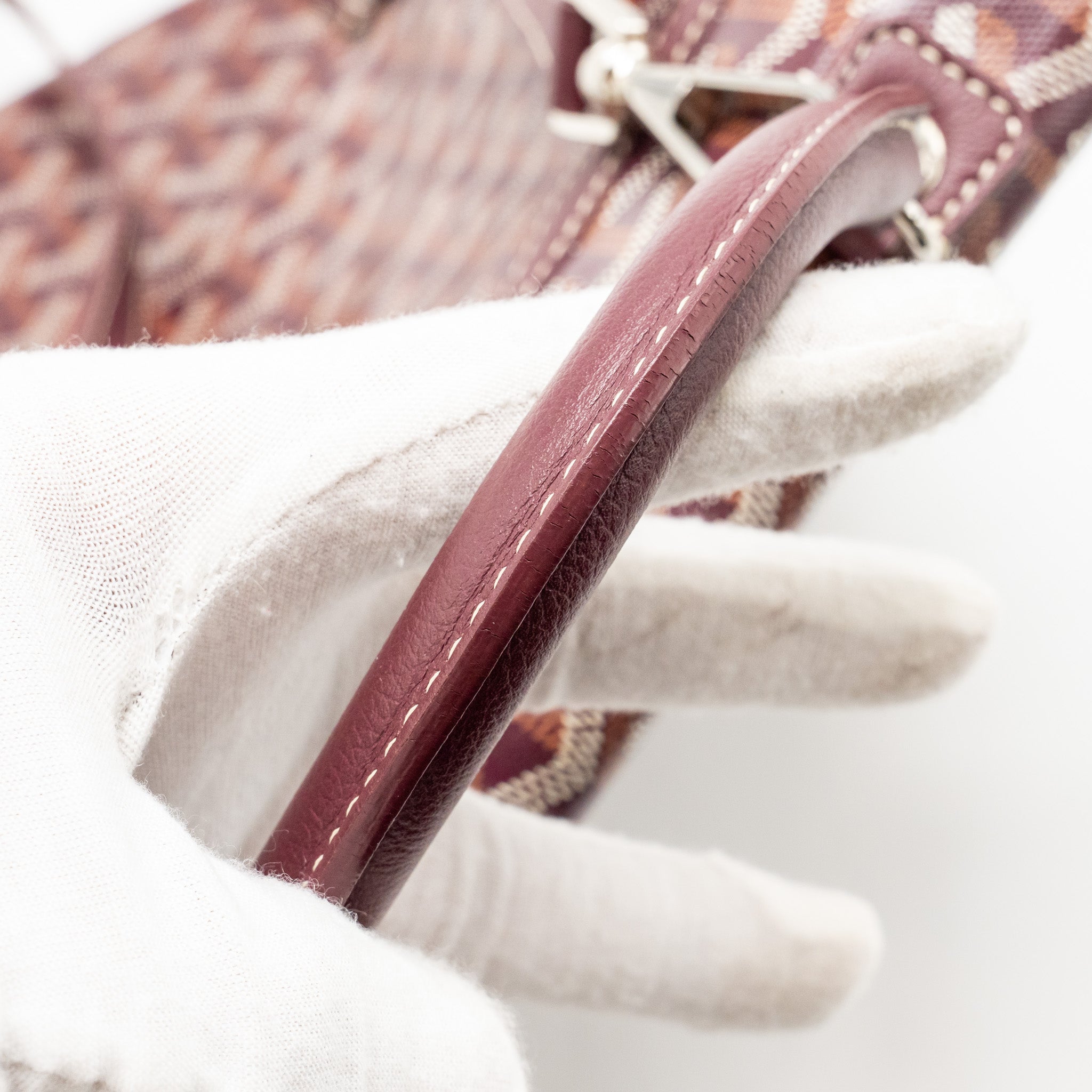 SAINT LEGER BACKPACK GOYARDINE CANVAS BURGUNDY SHW