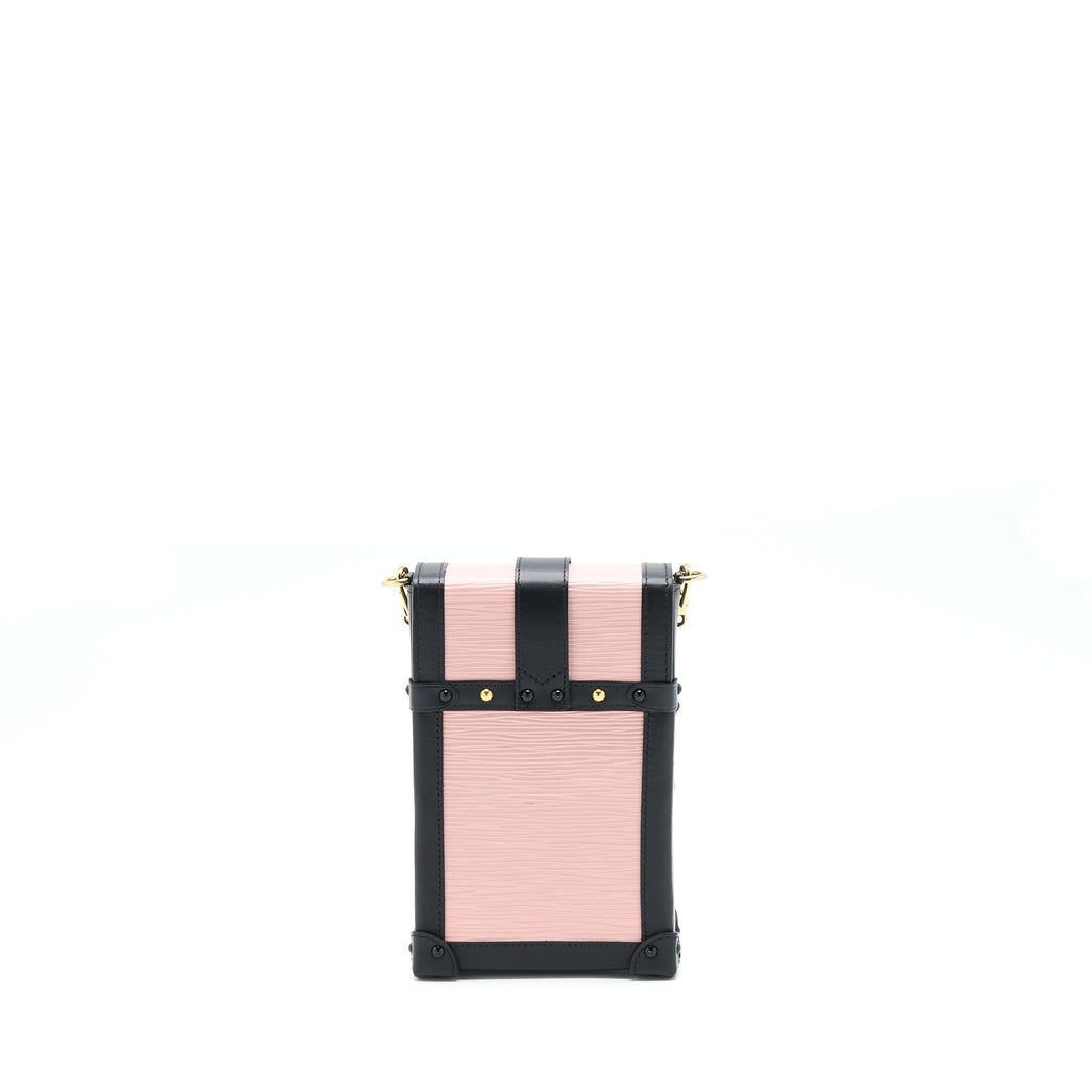 VERTICAL TRUNK POCHETTE EPI PINK GHW
