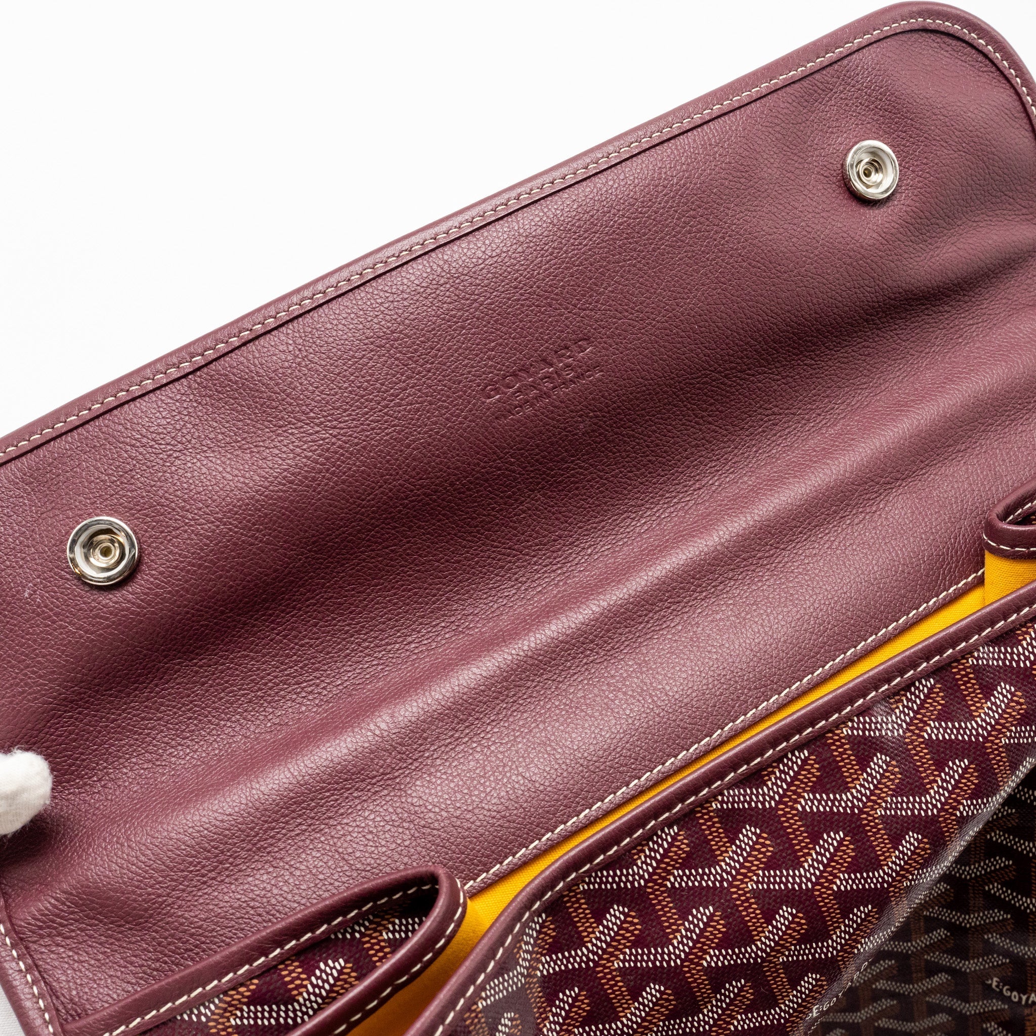 SAINT LEGER BACKPACK GOYARDINE CANVAS BURGUNDY SHW