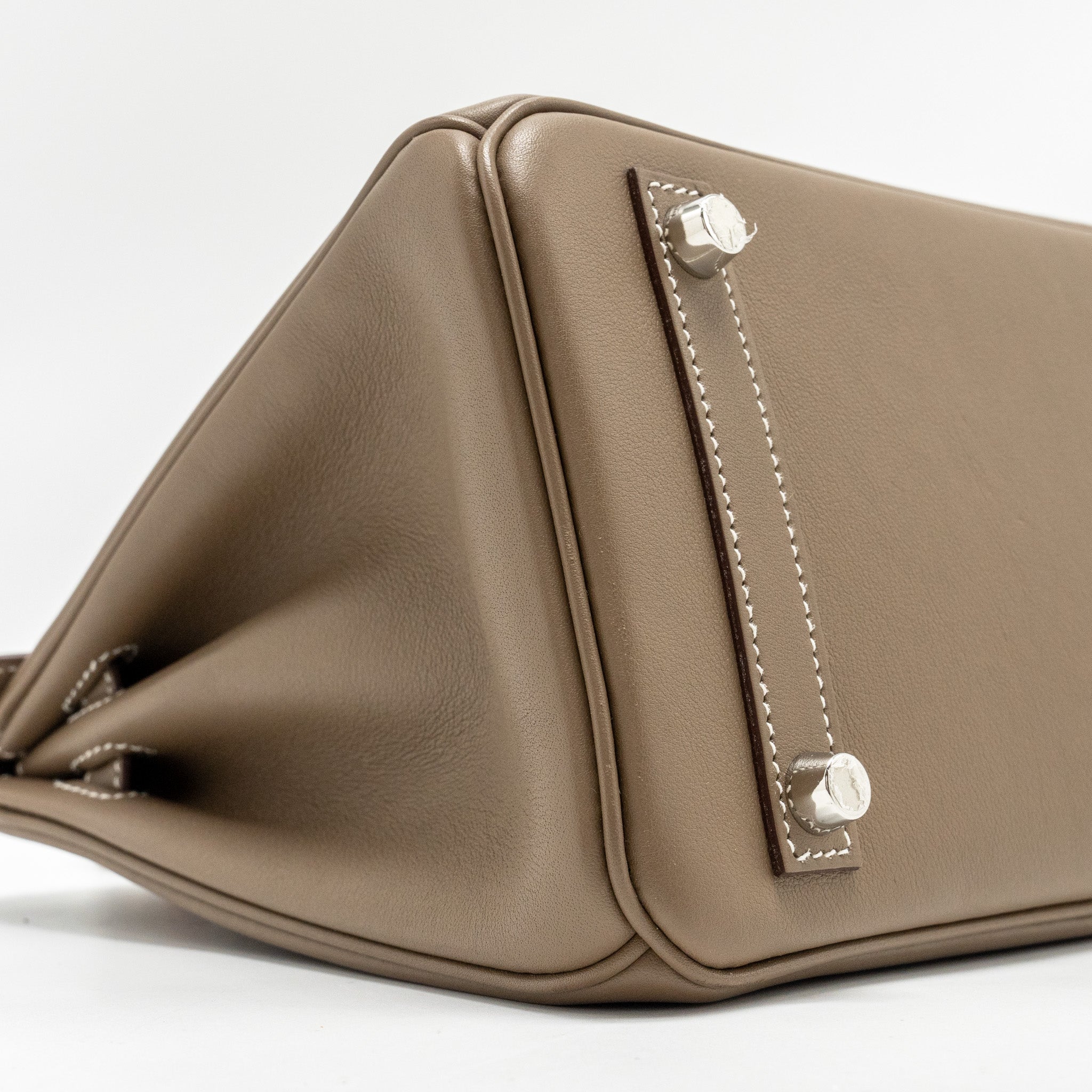 HERMES BIRKIN 25 SWIFT ETOUPE SHW