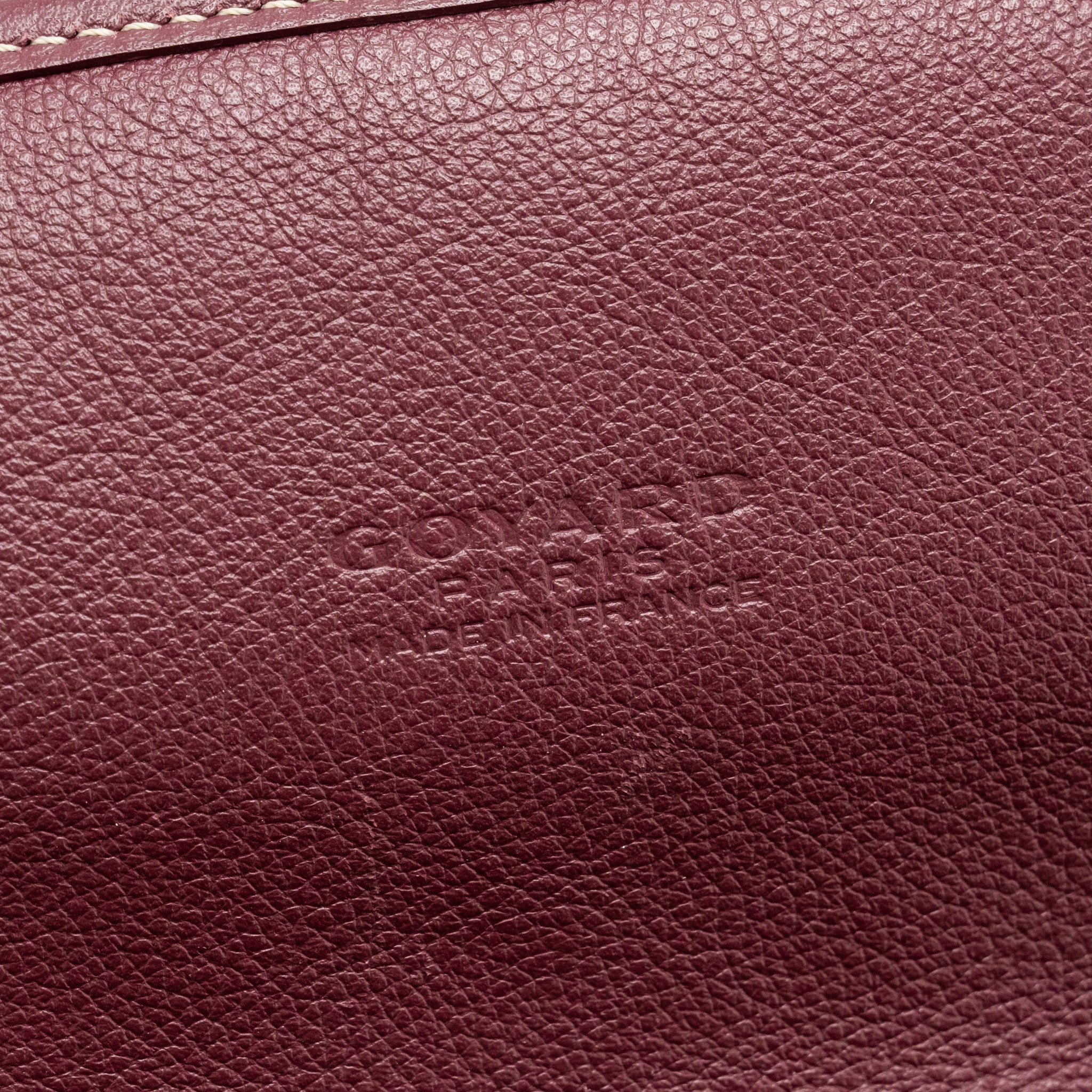 SAINT LEGER BACKPACK GOYARDINE CANVAS BURGUNDY SHW