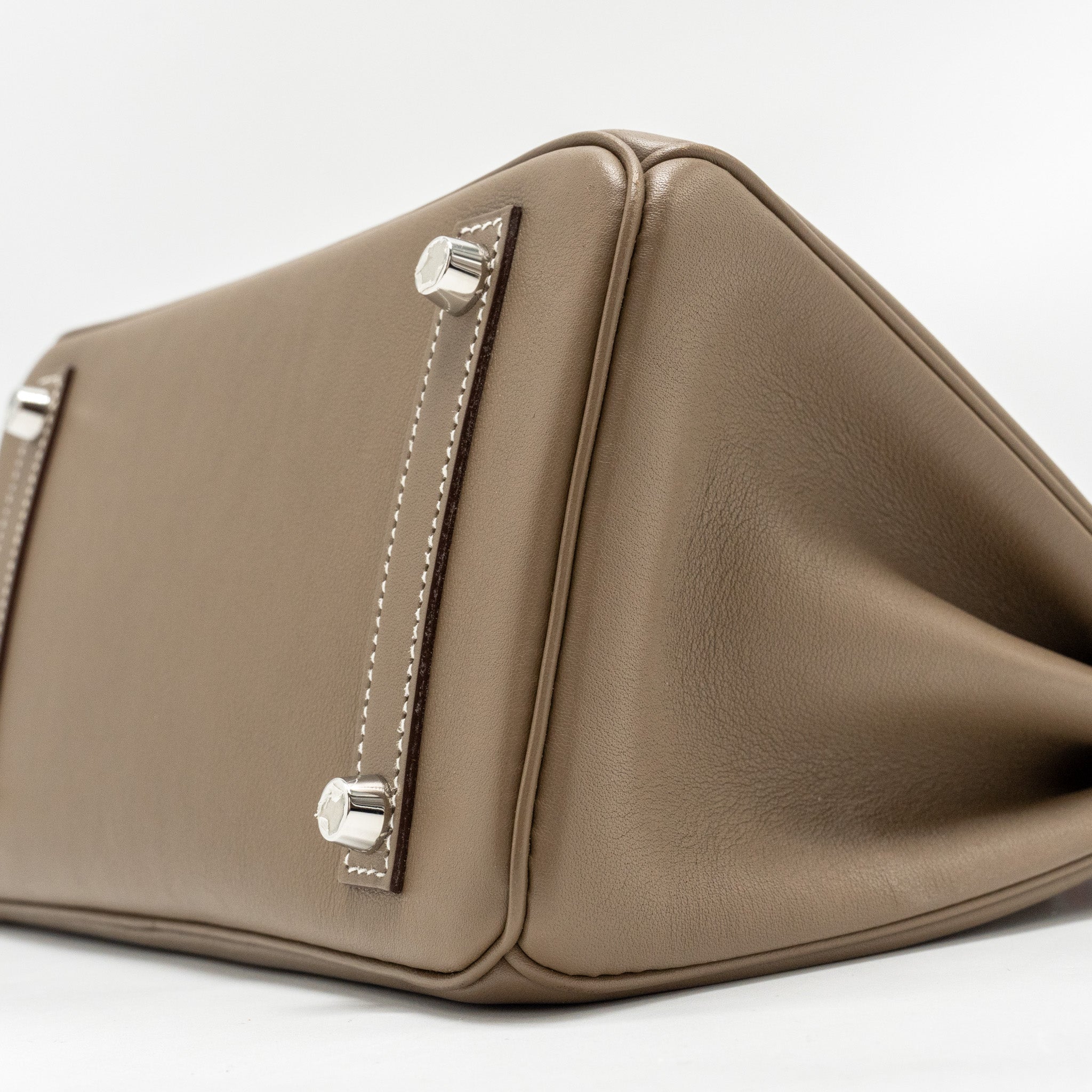 HERMES BIRKIN 25 SWIFT ETOUPE SHW
