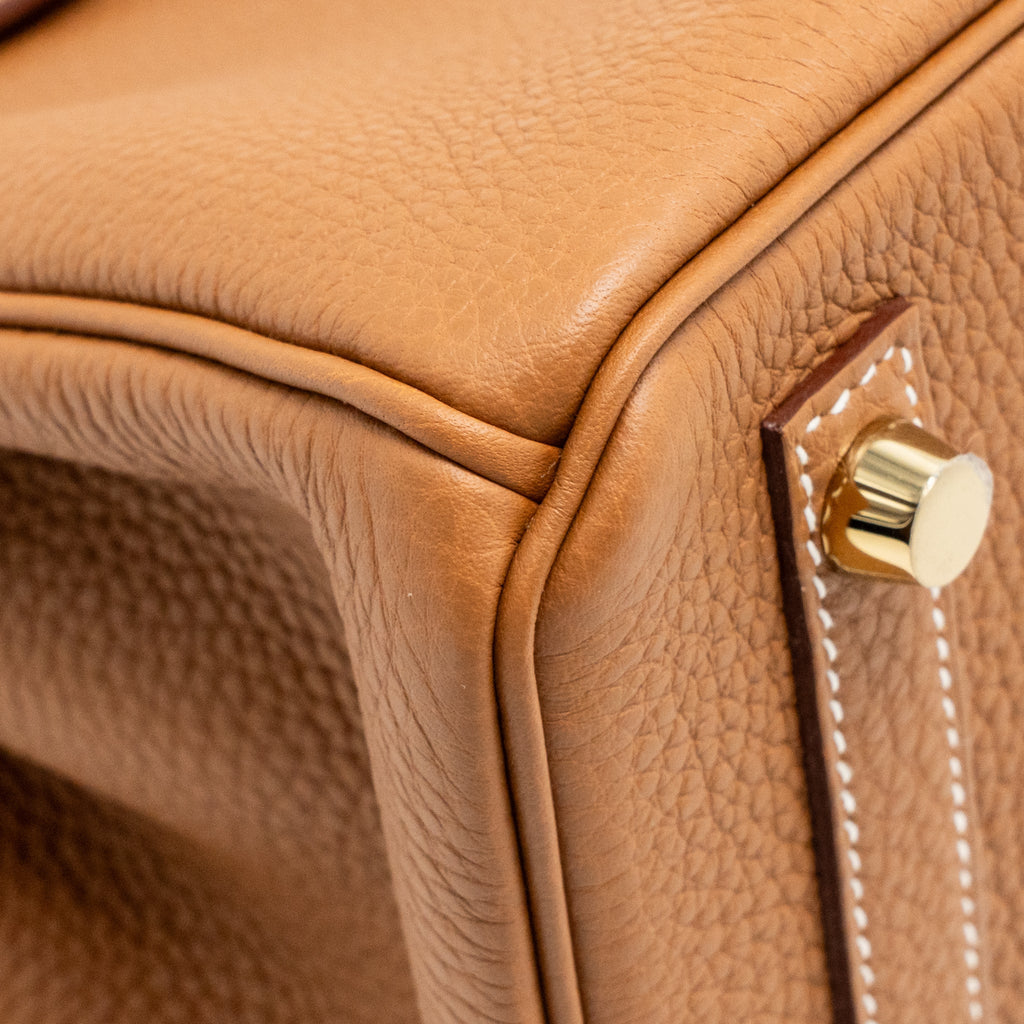 HERMES BIRKIN 25 TOGO GOLD GHW