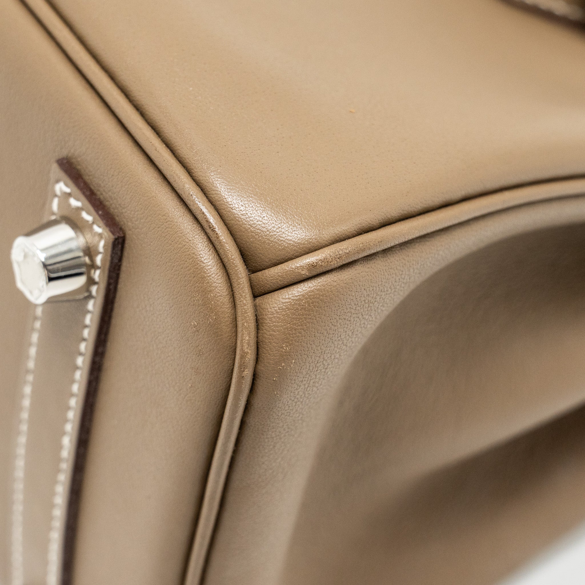 HERMES BIRKIN 25 SWIFT ETOUPE SHW