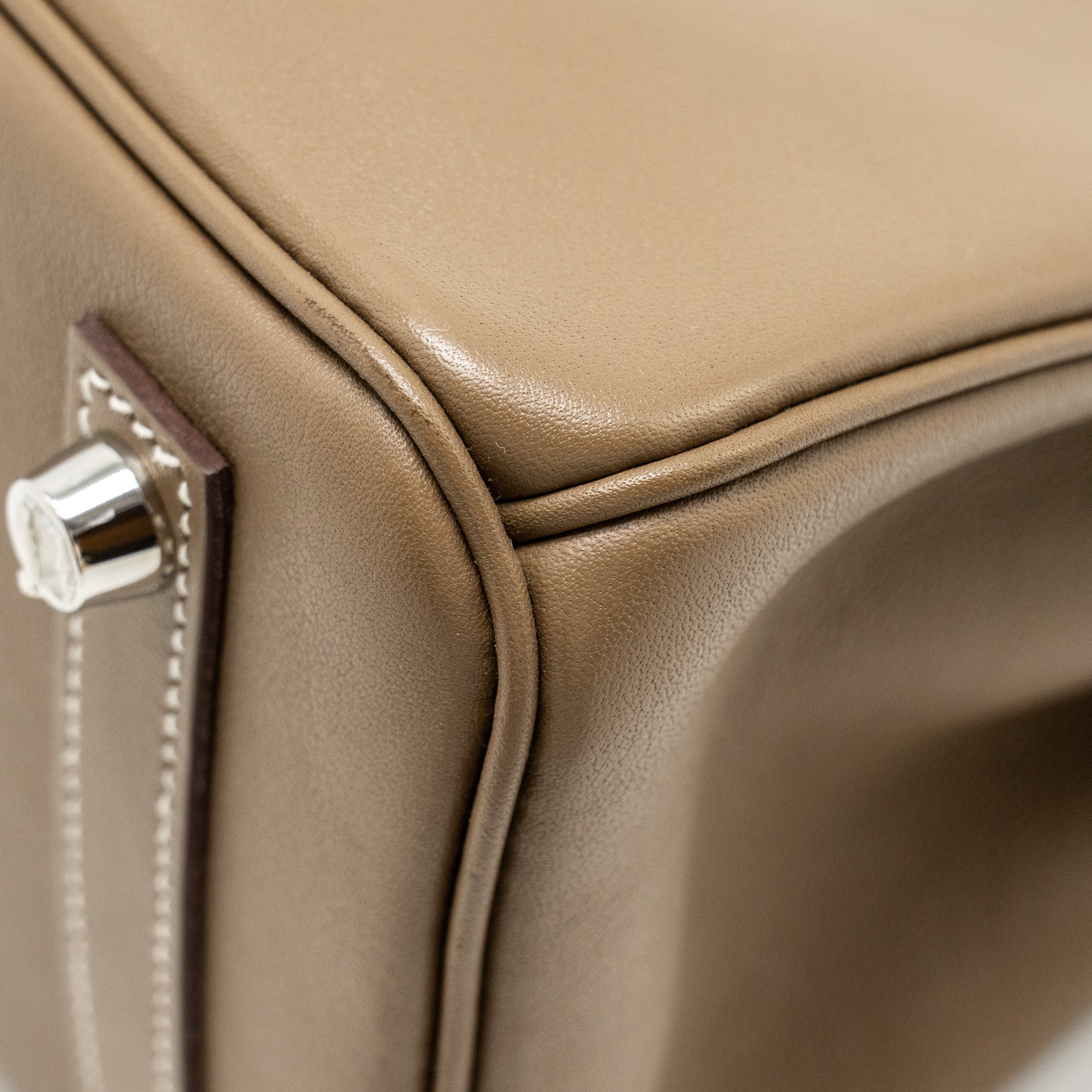 HERMES BIRKIN 25 SWIFT ETOUPE SHW