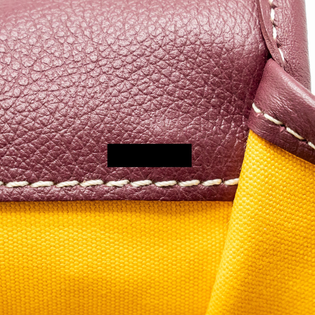 SAINT LEGER BACKPACK GOYARDINE CANVAS BURGUNDY SHW