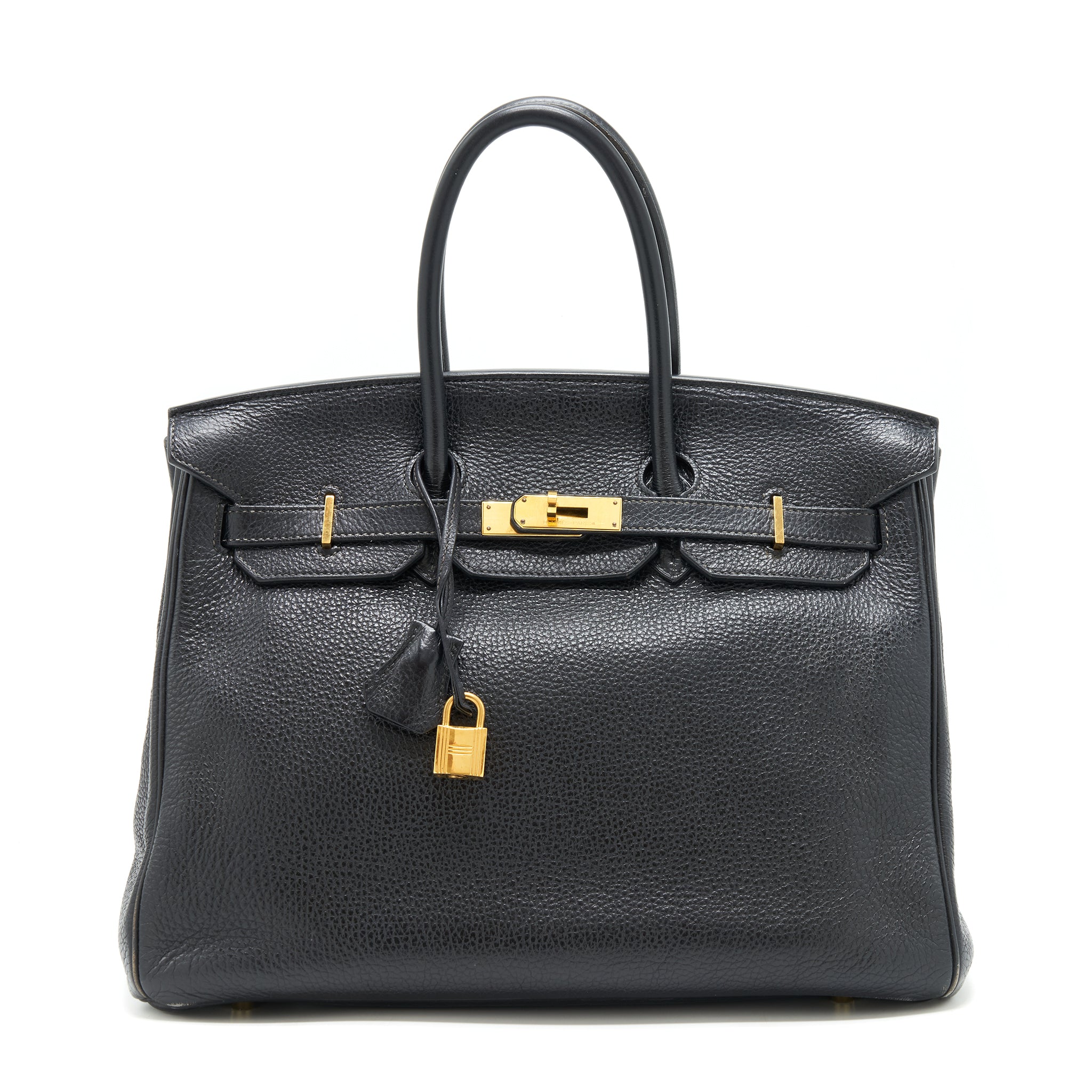 HERMES BIRKIN 35 CLEMENCE BLACK GHW