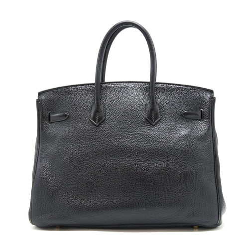 HERMES BIRKIN 35 CLEMENCE BLACK GHW