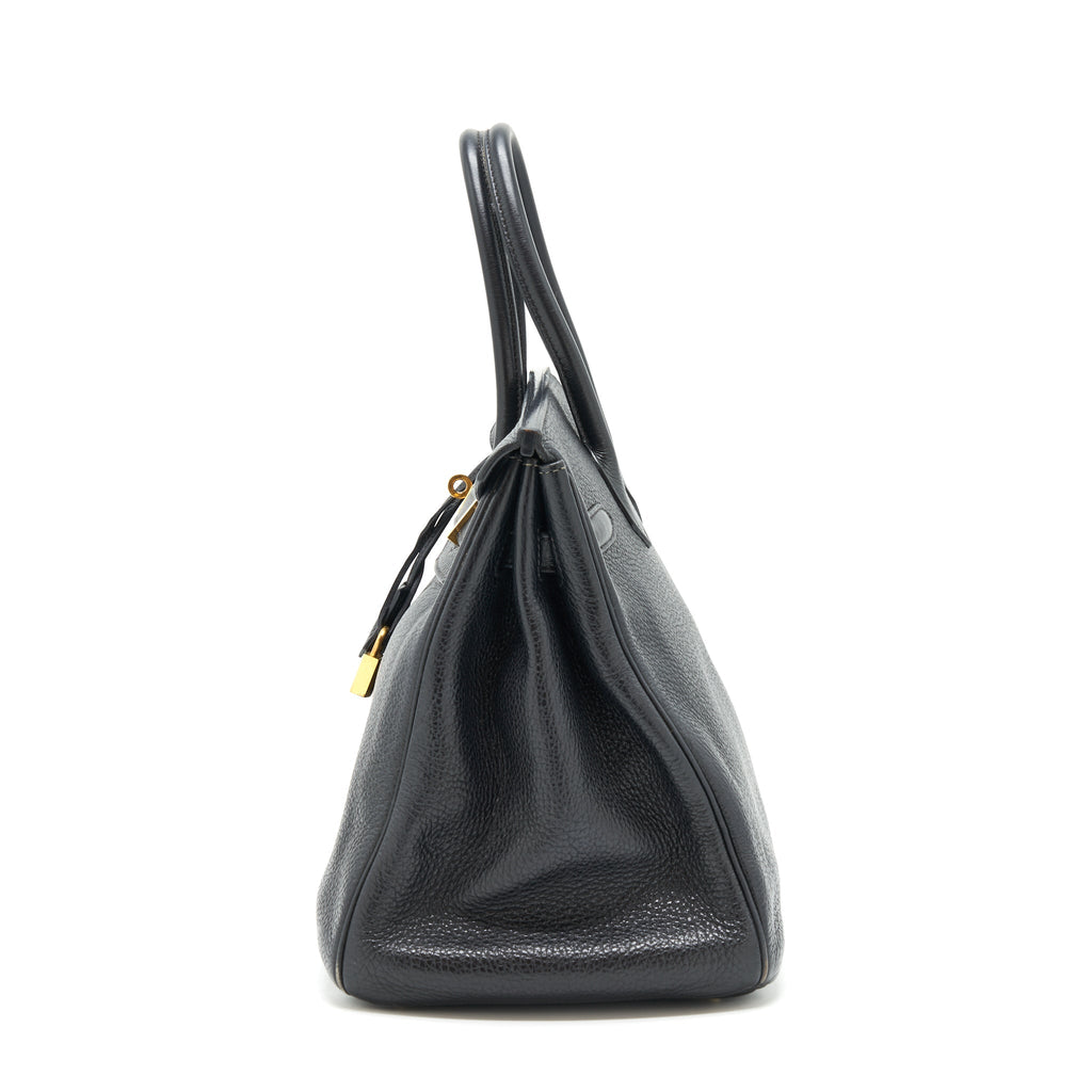 HERMES BIRKIN 35 CLEMENCE BLACK GHW