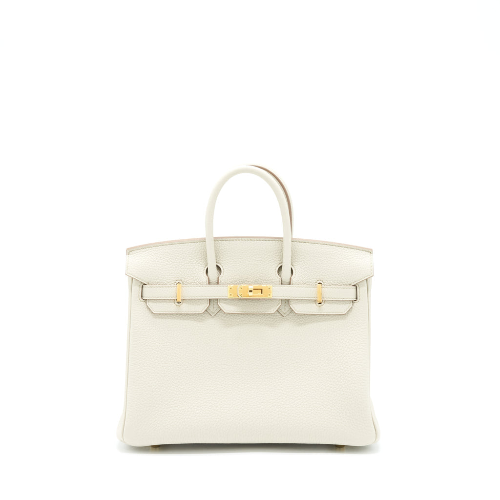 HERMES BIRKIN 25 TOGO BETON GHW