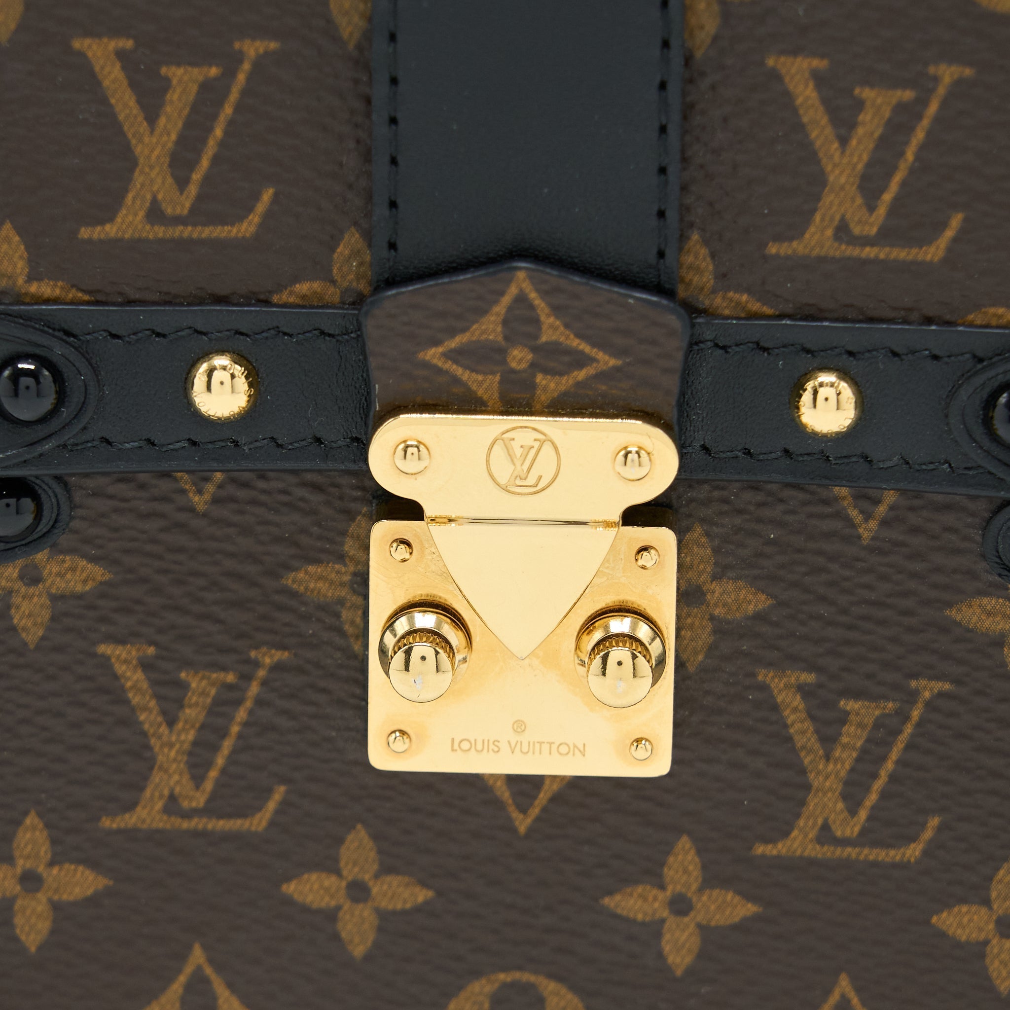 VERTICAL TRUNK POCHETTE MONOGRAM CANVAS GHW