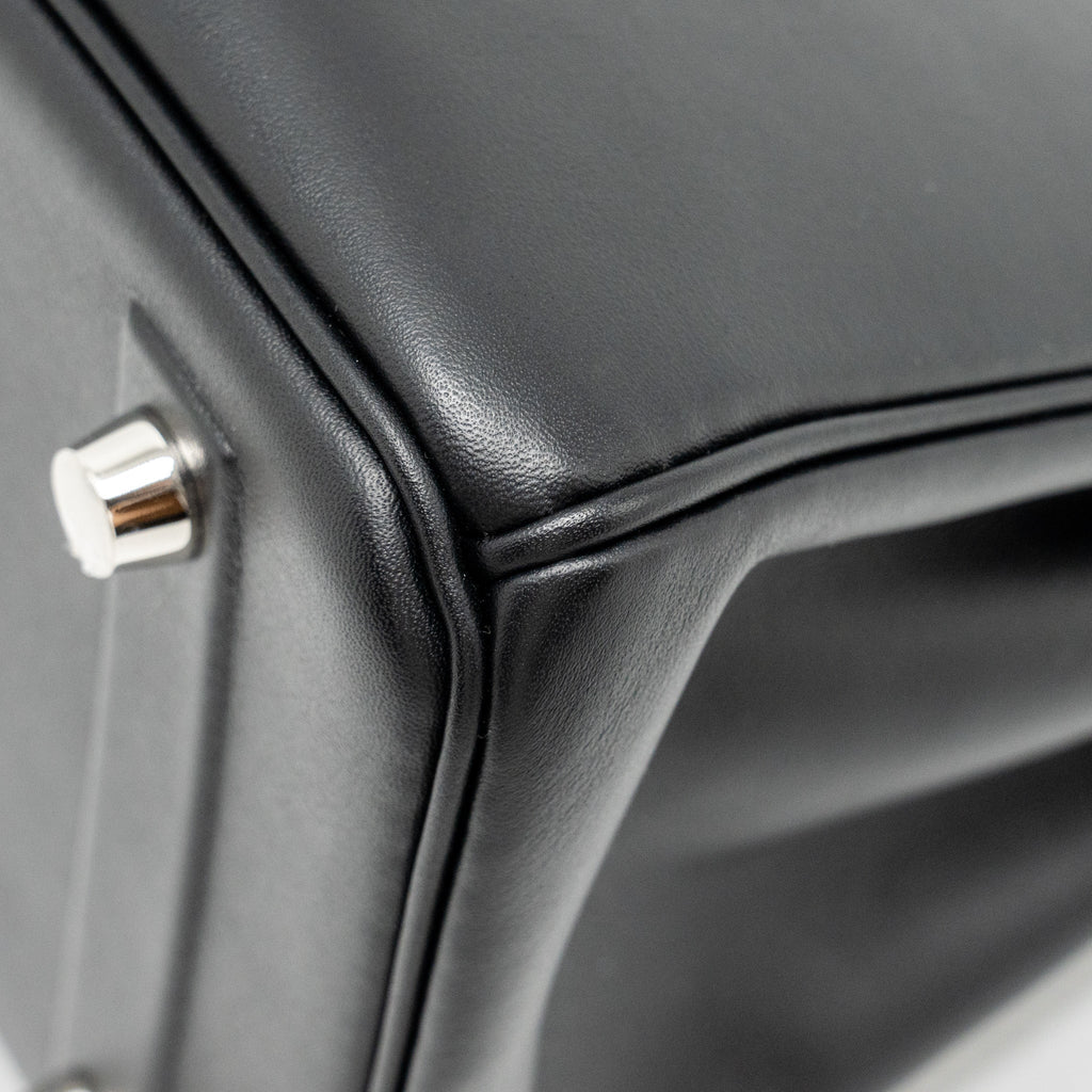 HERMES BIRKIN SHADOW 25 SWIFT BLACK SHW