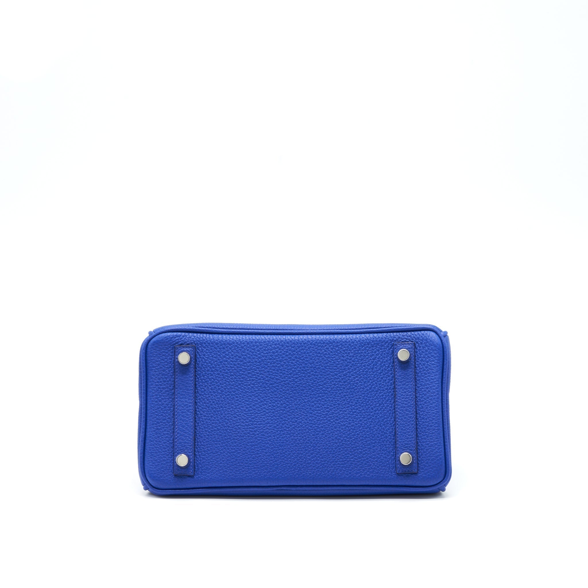 HERMES BIRKIN 25 TOGO LEATHER BLUE ROYAL / CAPUCHINS WITH SHW
