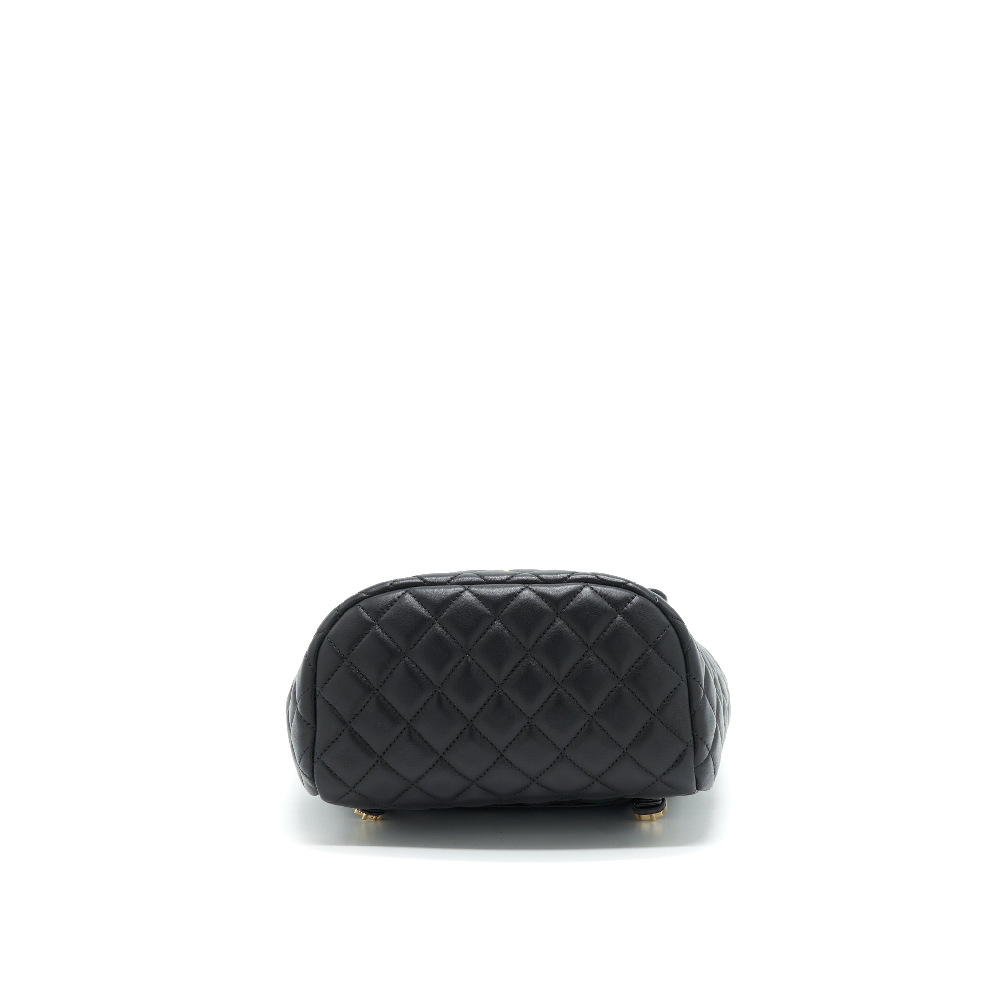 QUILTED LAMBSKIN URBAN SPIRIT BACKPACK BLACK GHW