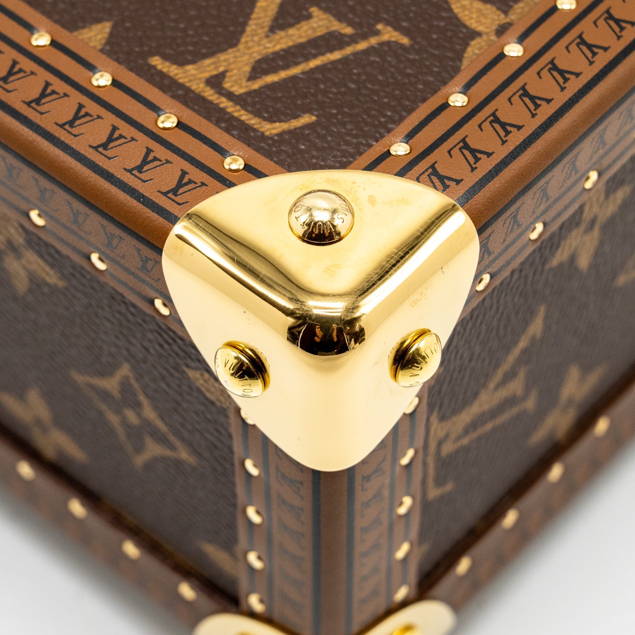 CAMERA BOX TRUNK MONOGRAM CANVAS/LEATHER GHW