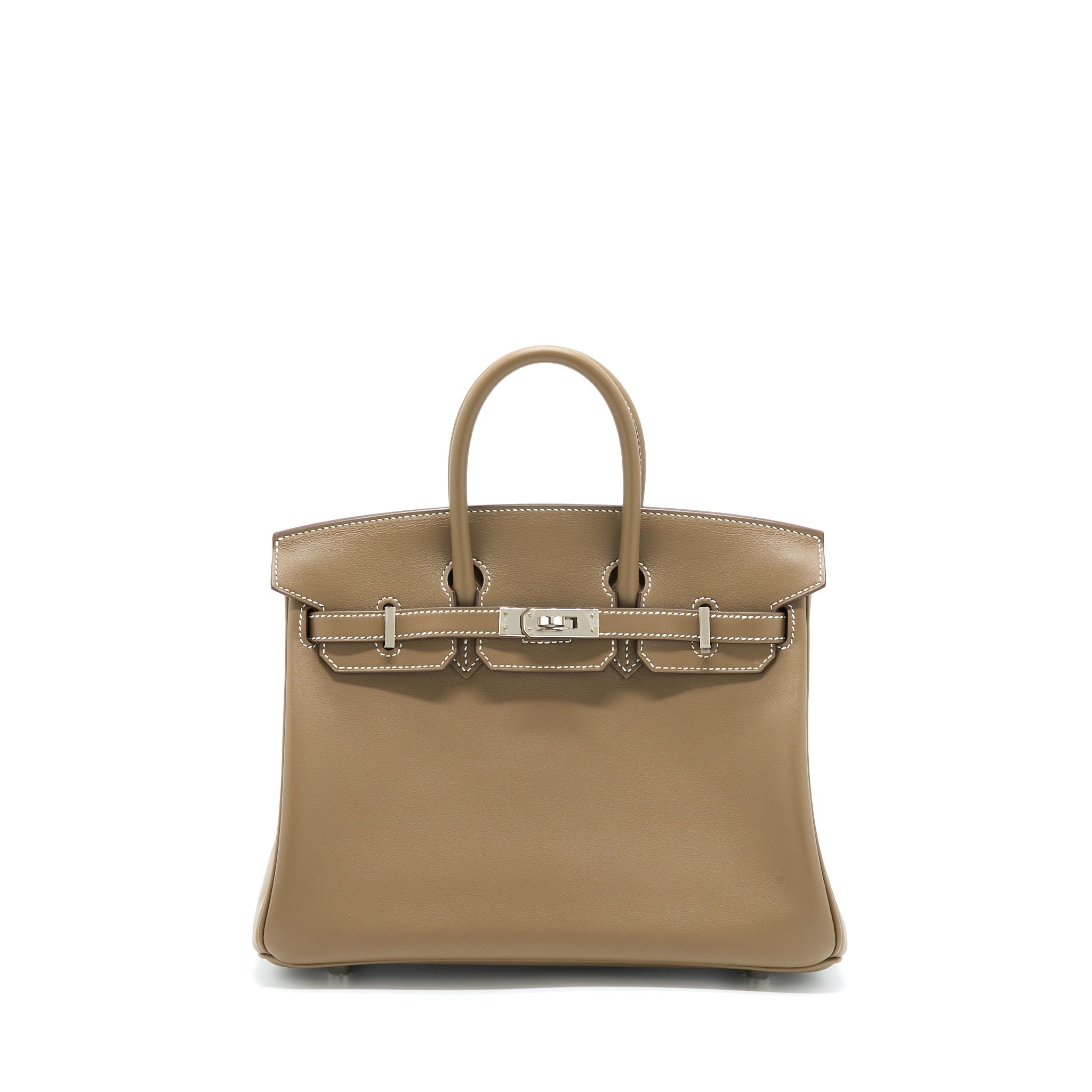 HERMES BIRKIN 25 SWIFT ETOUPE SHW