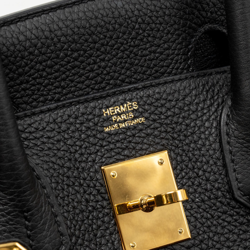 HERMES BIRKIN 30 TOGO BLACK GHW