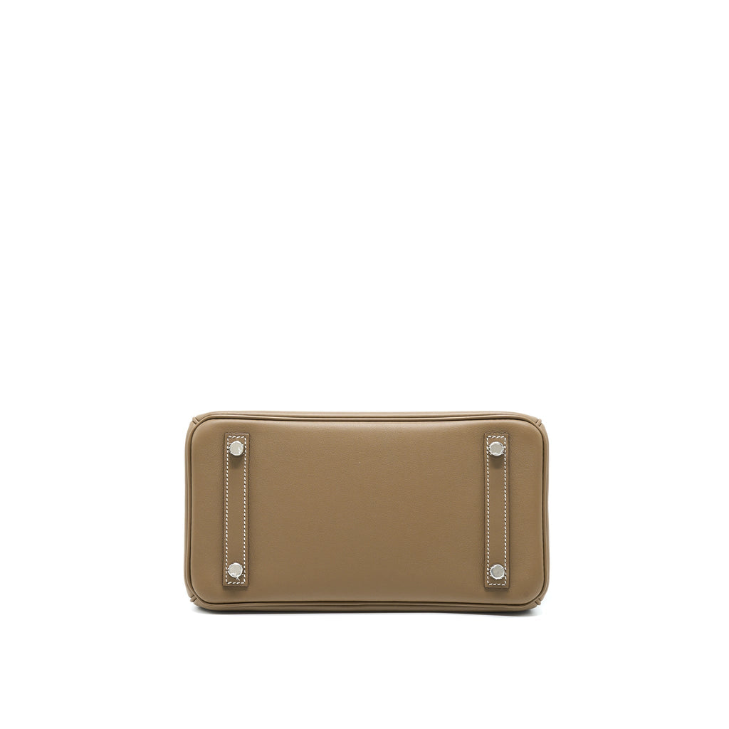 HERMES BIRKIN 25 SWIFT ETOUPE SHW