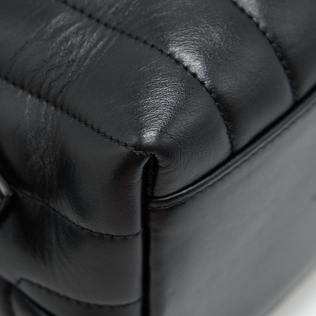 MEDIUM LOULOU BACKPACK BLACK Y MATELASS