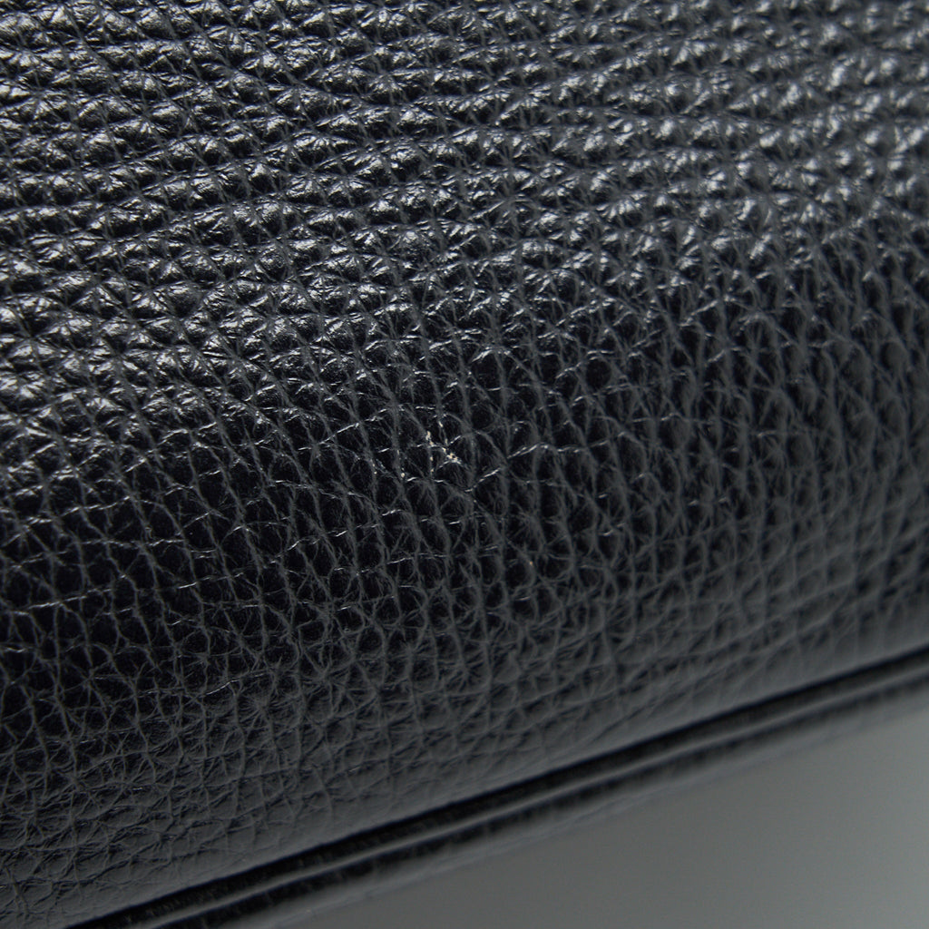 HERMES BIRKIN 35 CLEMENCE BLACK GHW