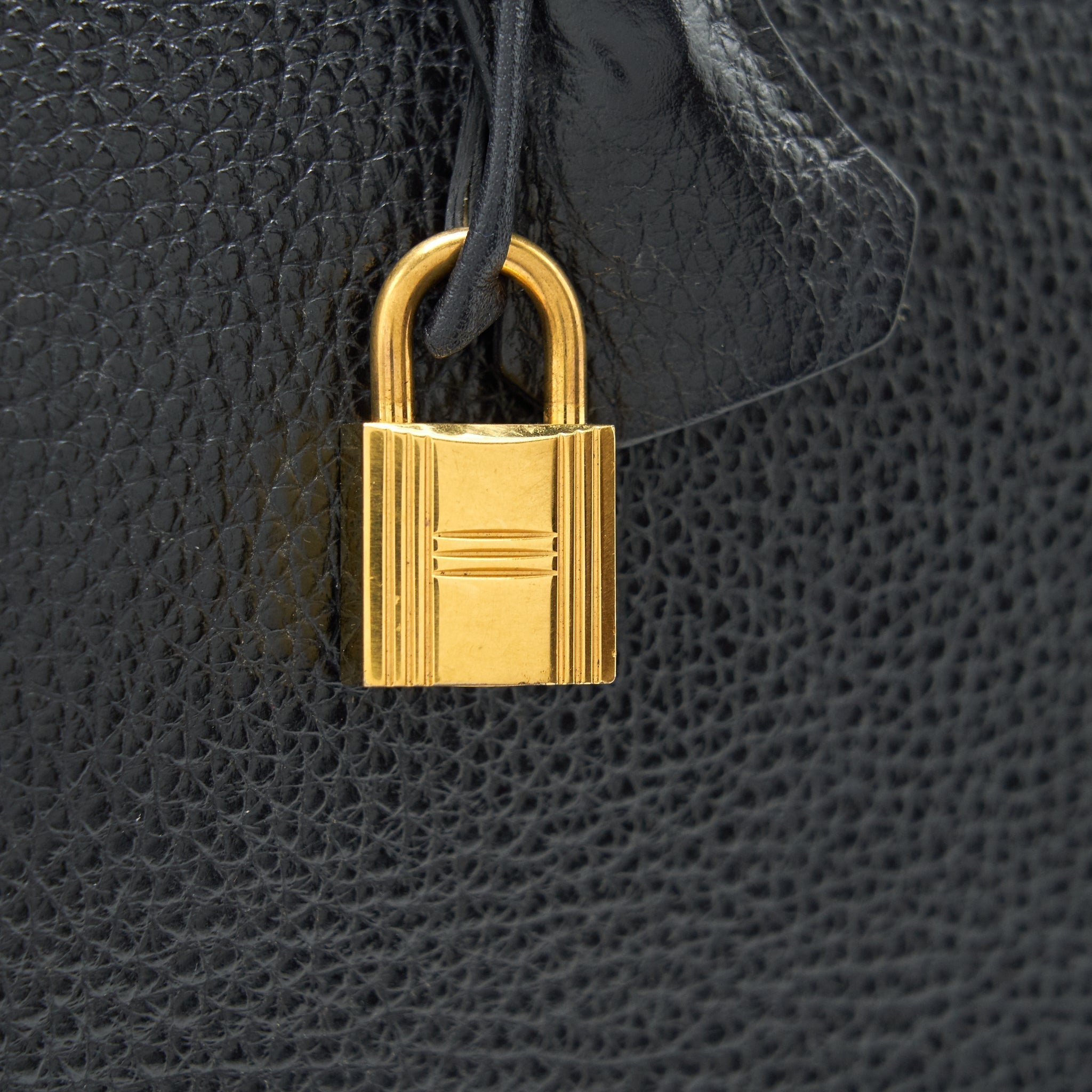 HERMES BIRKIN 35 CLEMENCE BLACK GHW