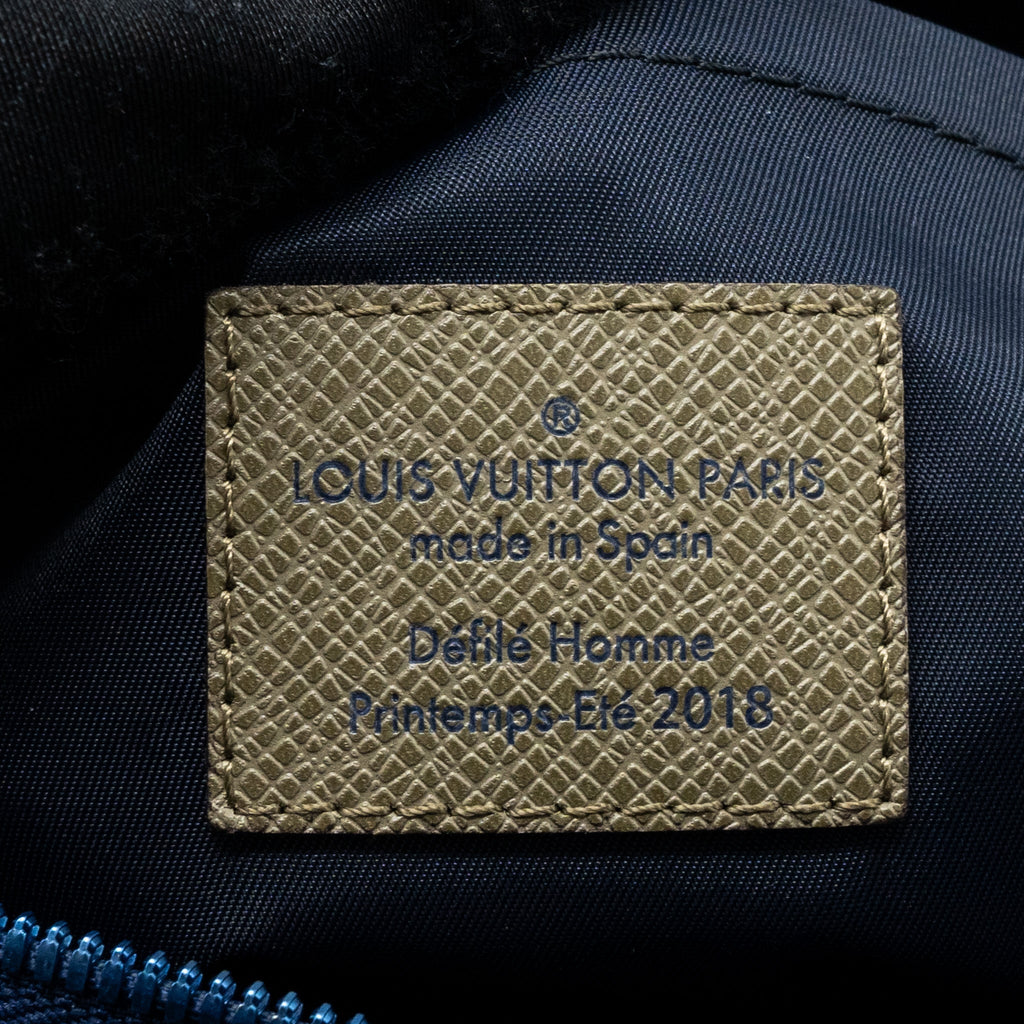 MESSENGER BAG MONOGRAM CANVAS PACIFIC BLUE/ MULTICOLOUR HARDWARE